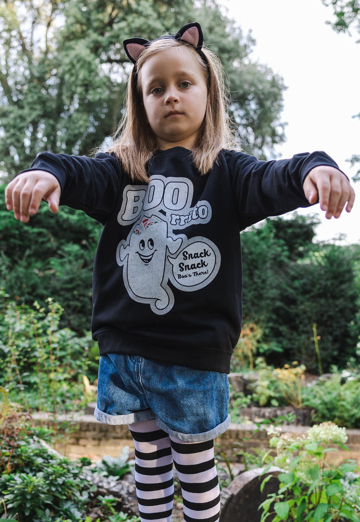 Childrens vintage style halloween sweatshirt