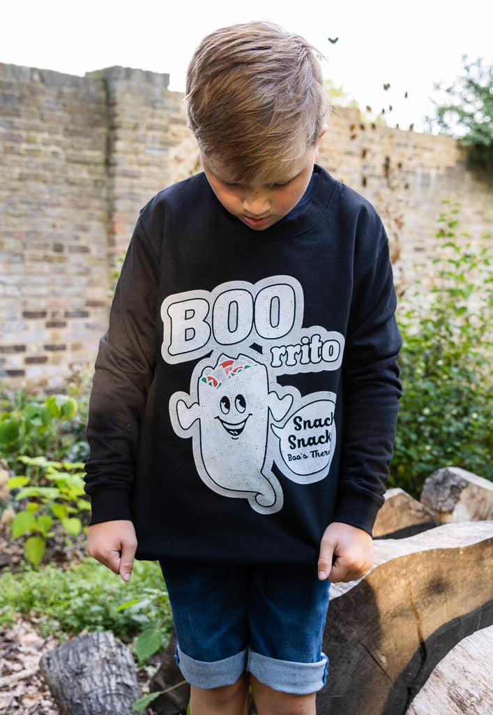 Boys freaky food halloween sweatshirt