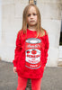 Children's pop art style printed jumper
