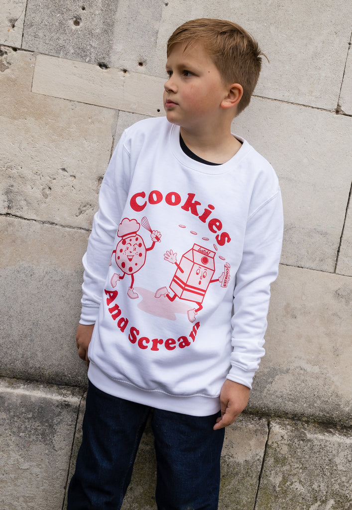Boy's vintage style graphic sweatshirt