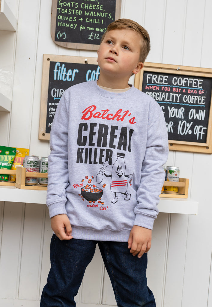 Kid's fast food slogan sweatshirt