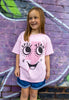Kid's witch face printed tshirt