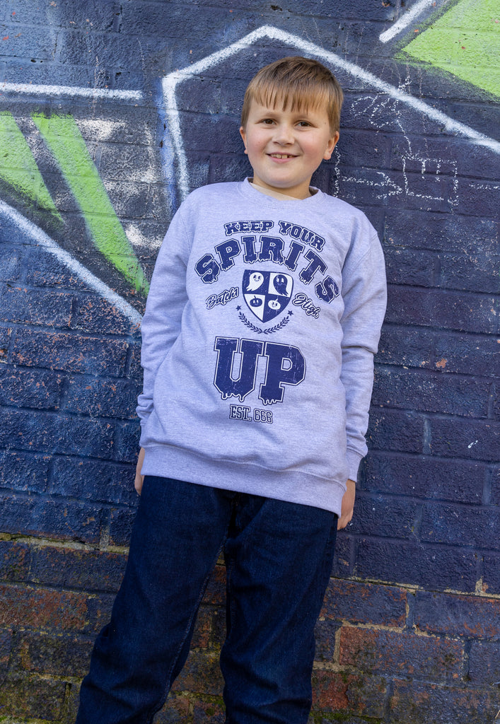 children's vintage style printed jumper