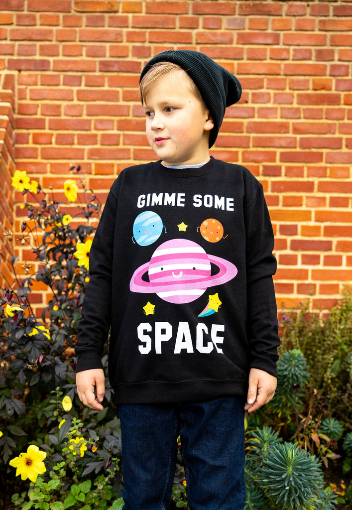 kid's festive graphic printed top