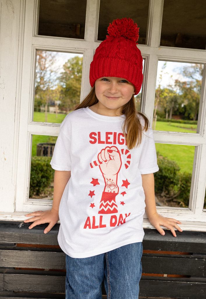 kid's girl power logo tshirt