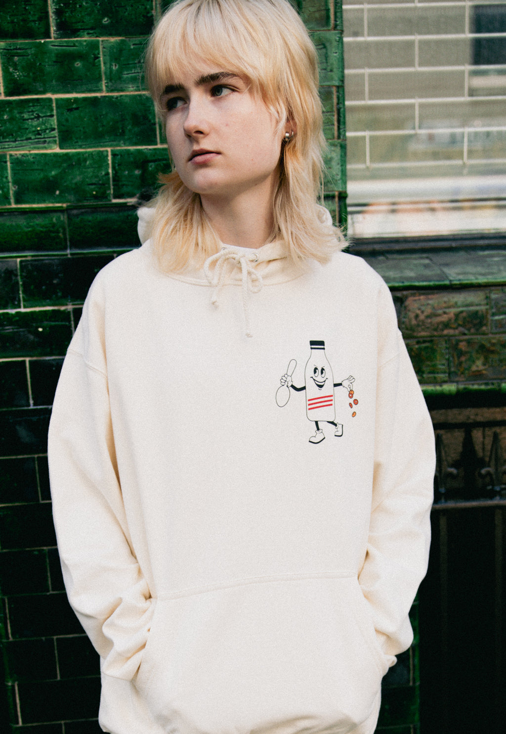 Cereal Killer Hoodie in Vanilla