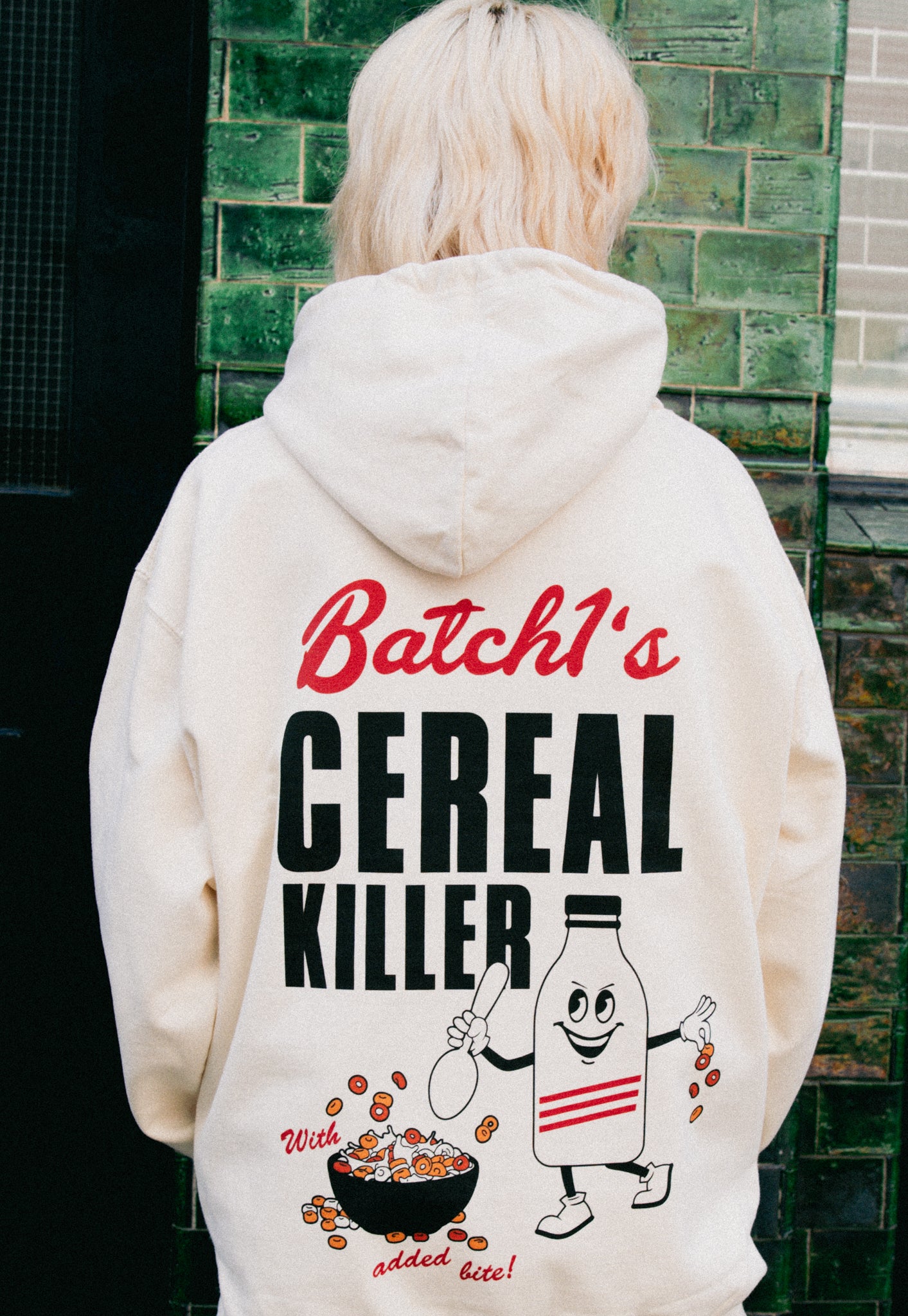 Cereal Killer Hoodie in Vanilla