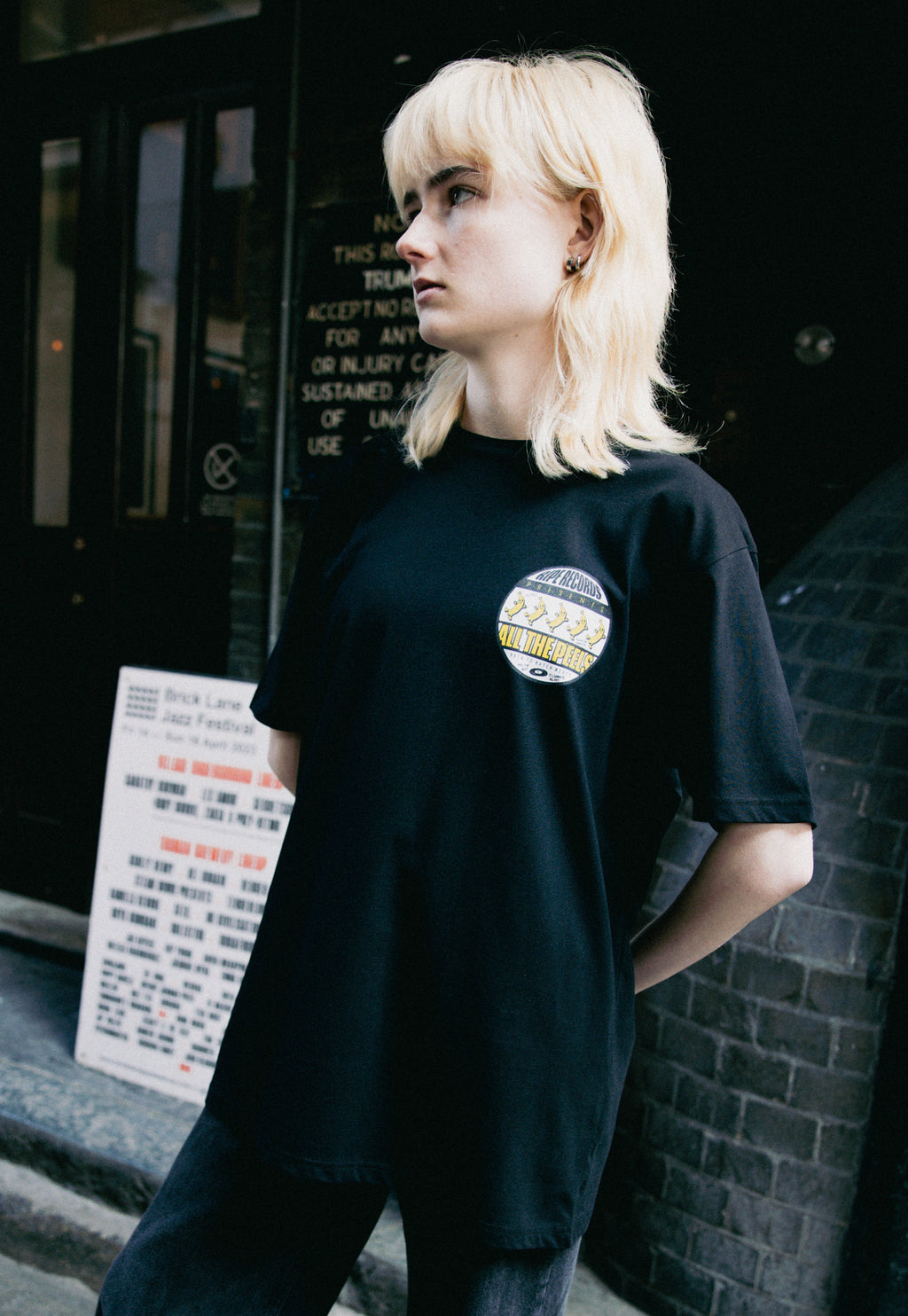 Ripe Records T-Shirt in Black