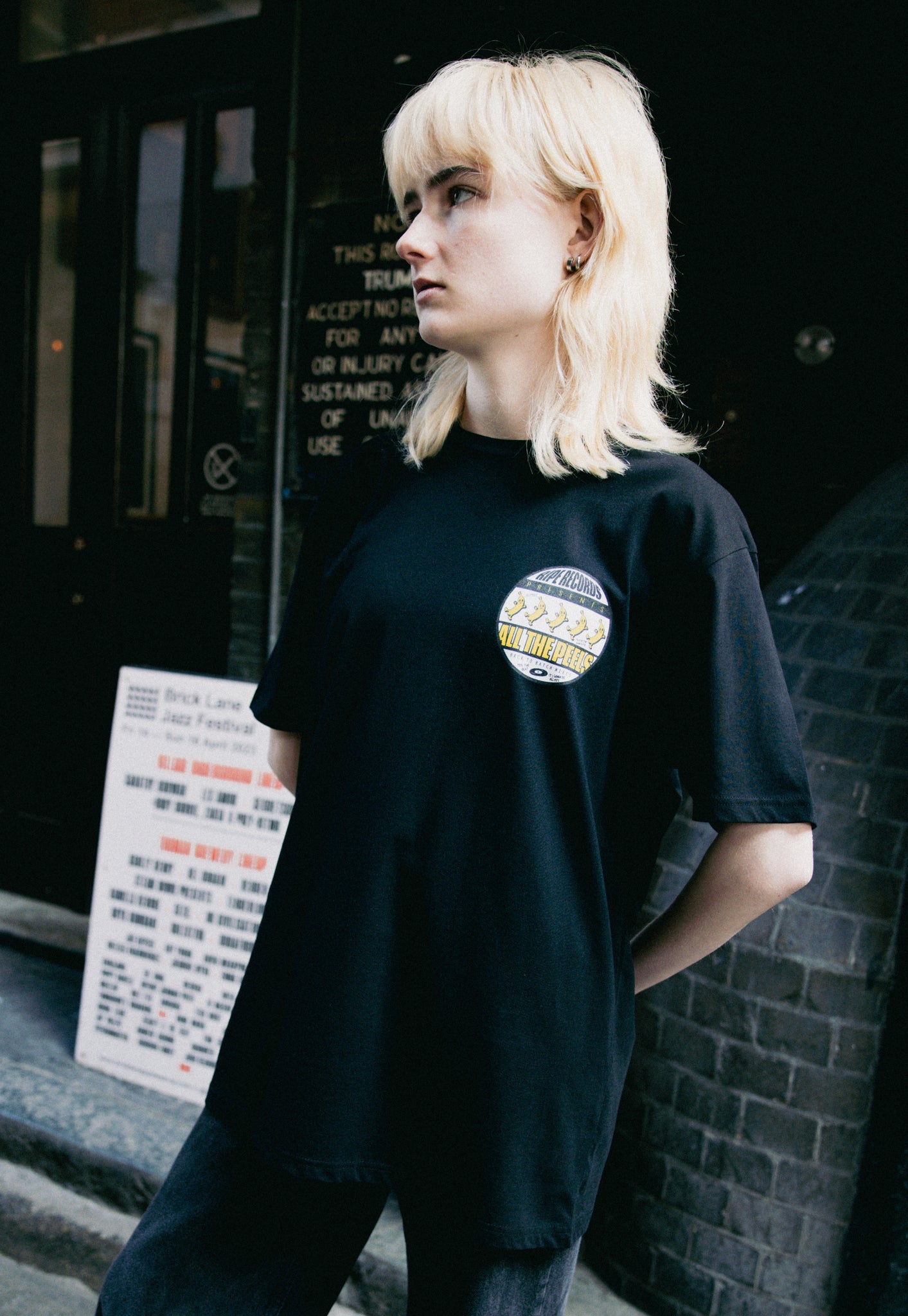 Ripe Records T-Shirt in Black