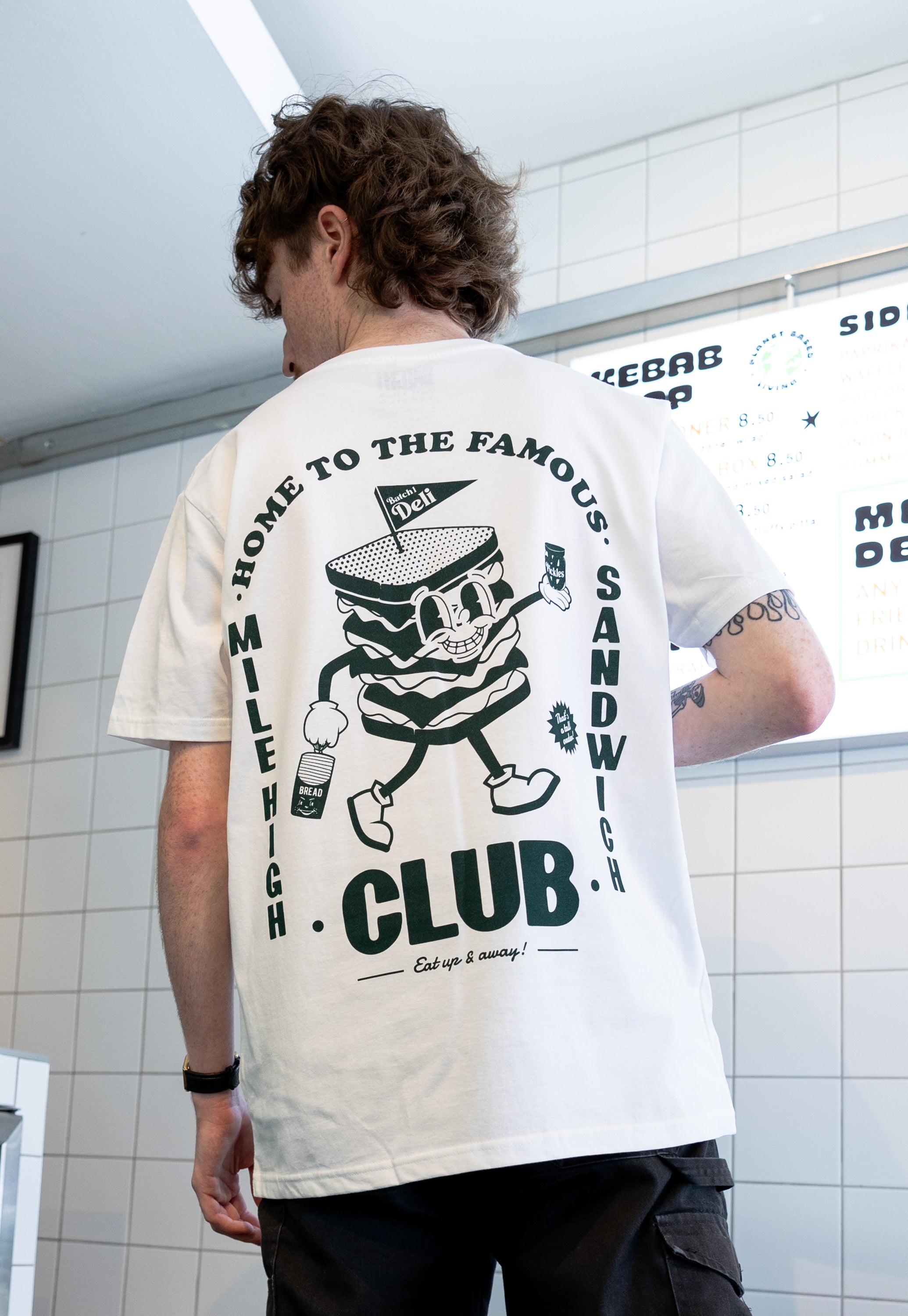 Mile High Sandwich Club White T-Shirt