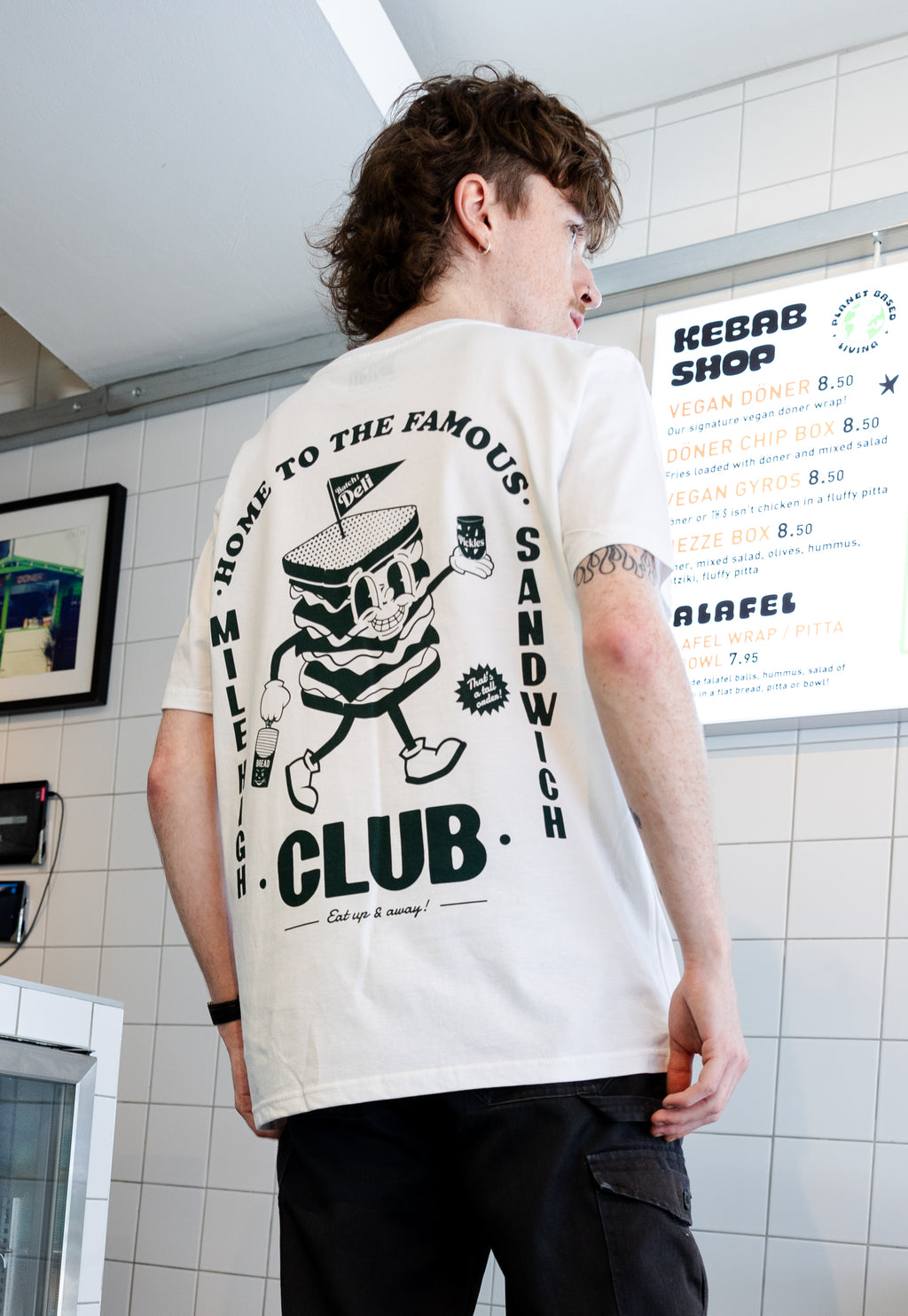 Mile High Sandwich Club White T-Shirt