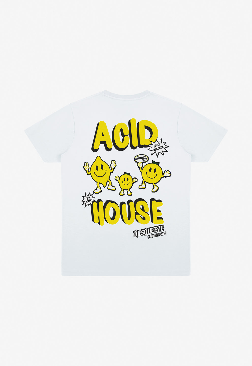 Acid House T-Shirt In White