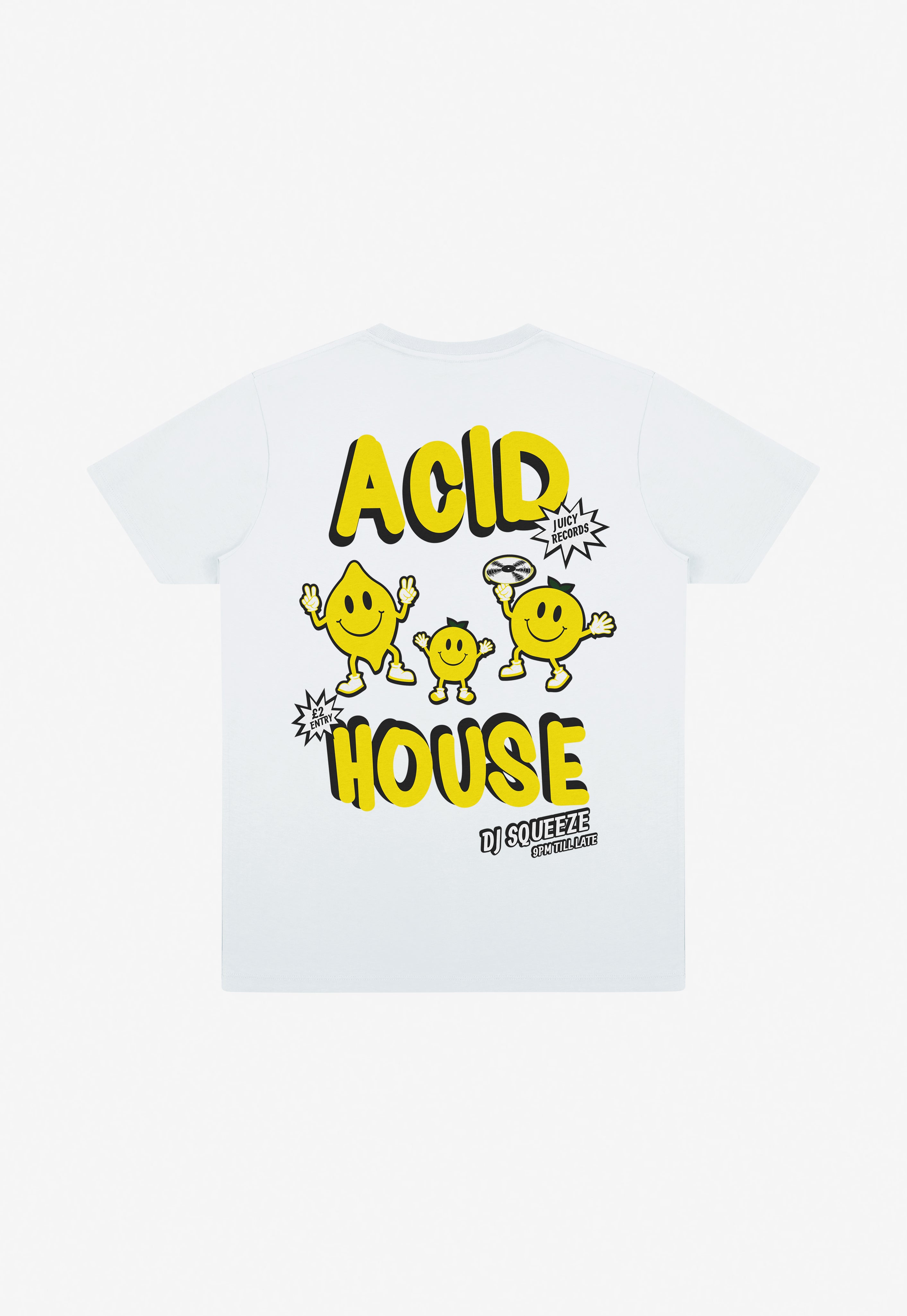 Acid House T-Shirt In White