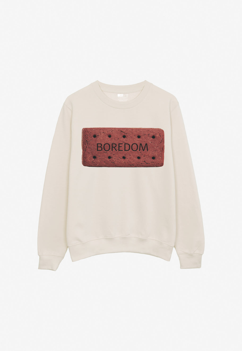 Boredom Biscuit Graphic Sweatshirt in Sand