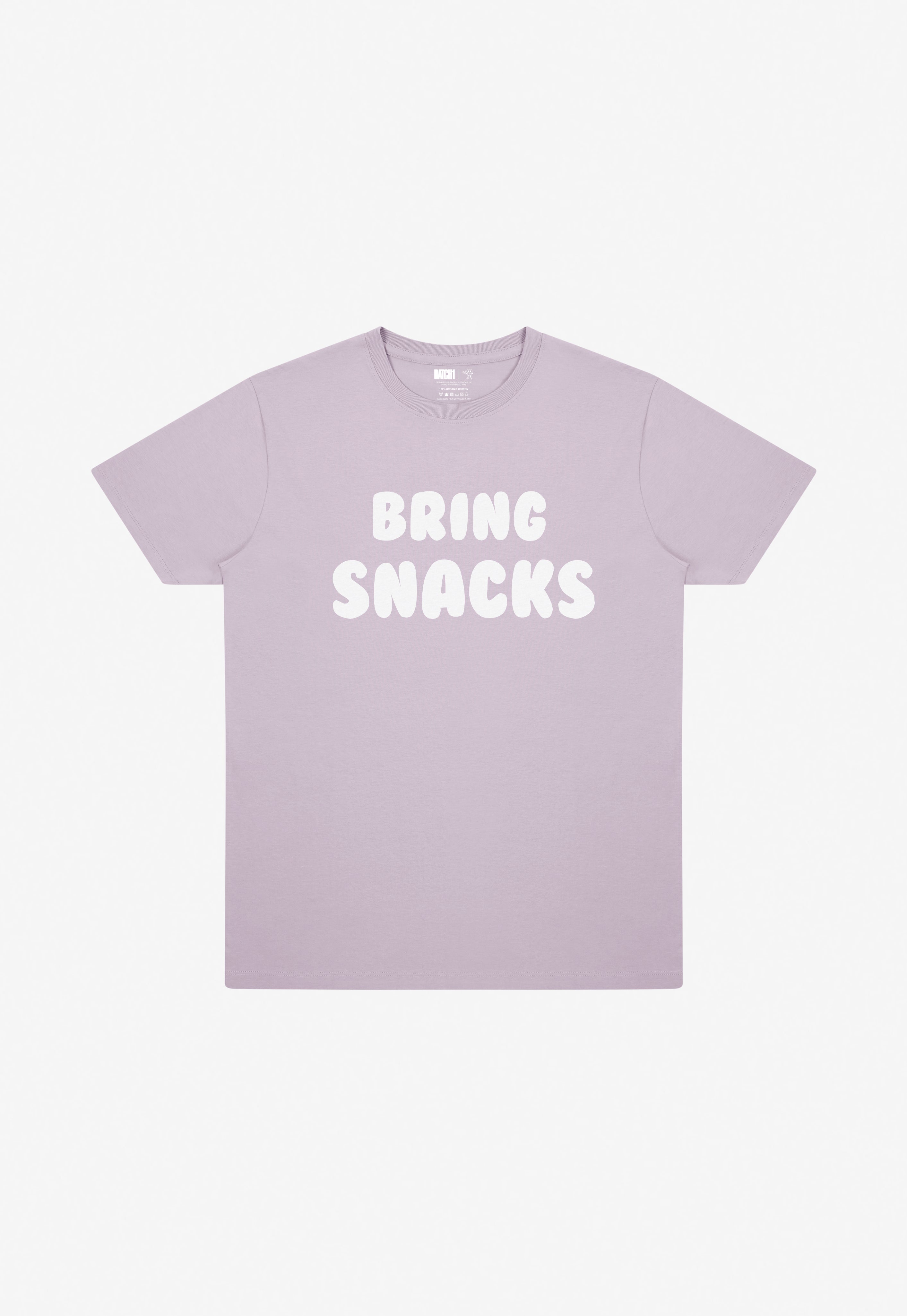 Bring Snacks T-Shirt In Dusty Purple