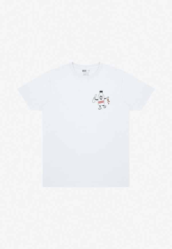 Cereal Killer Unisex Graphic T-Shirt in White