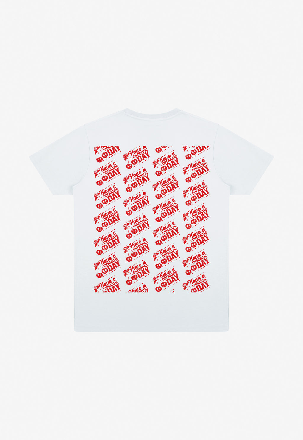 Have a Cherrific Day T-Shirt in White