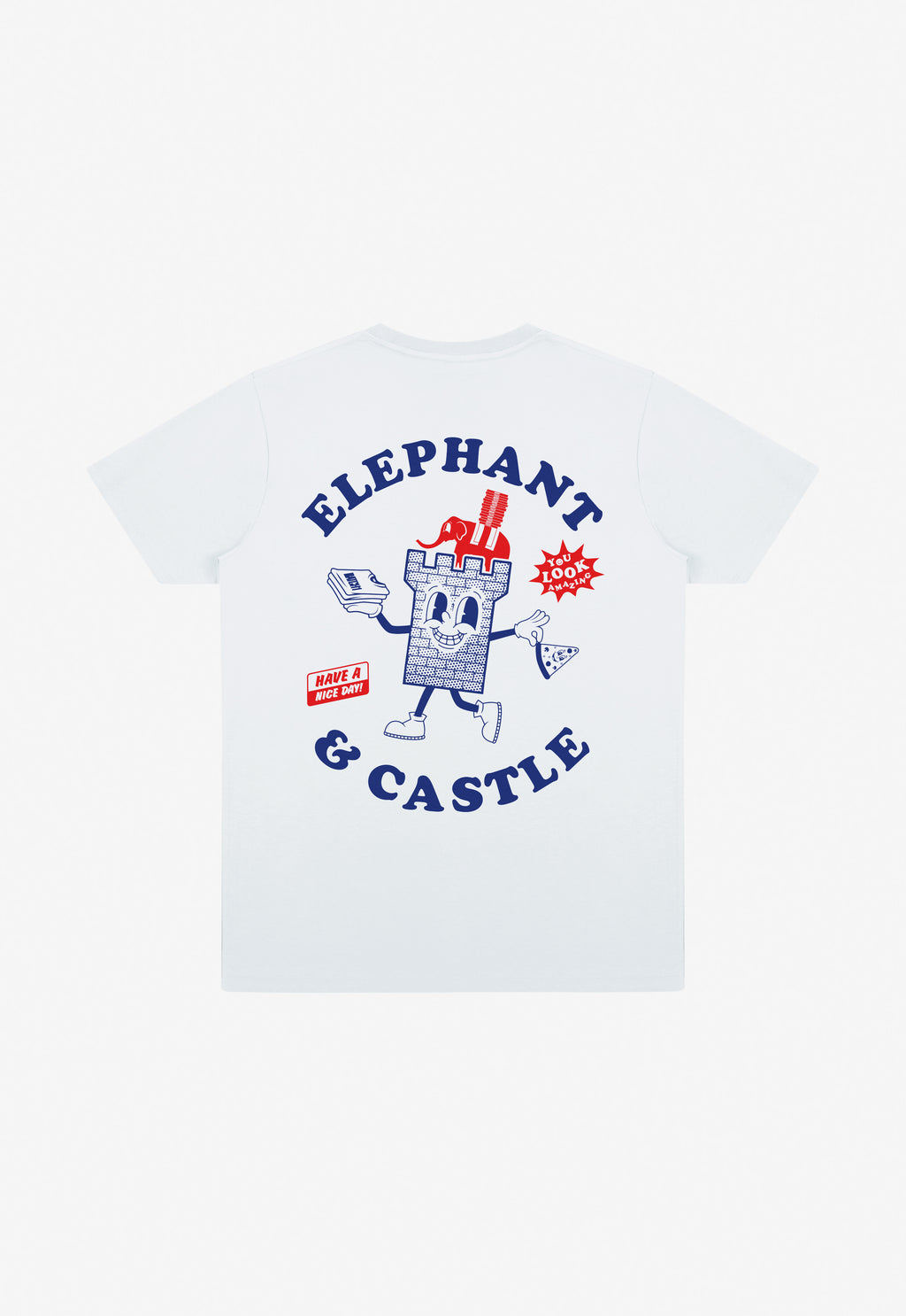 Elephant And Castle T-Shirt in White
