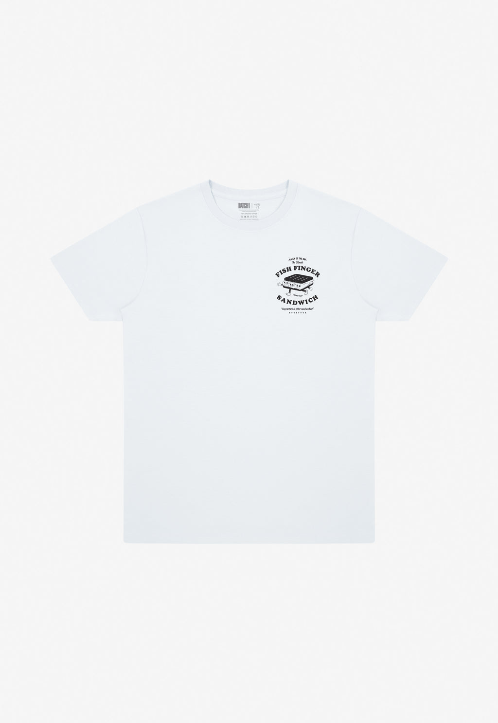 Fish Finger Sandwich T-Shirt in White