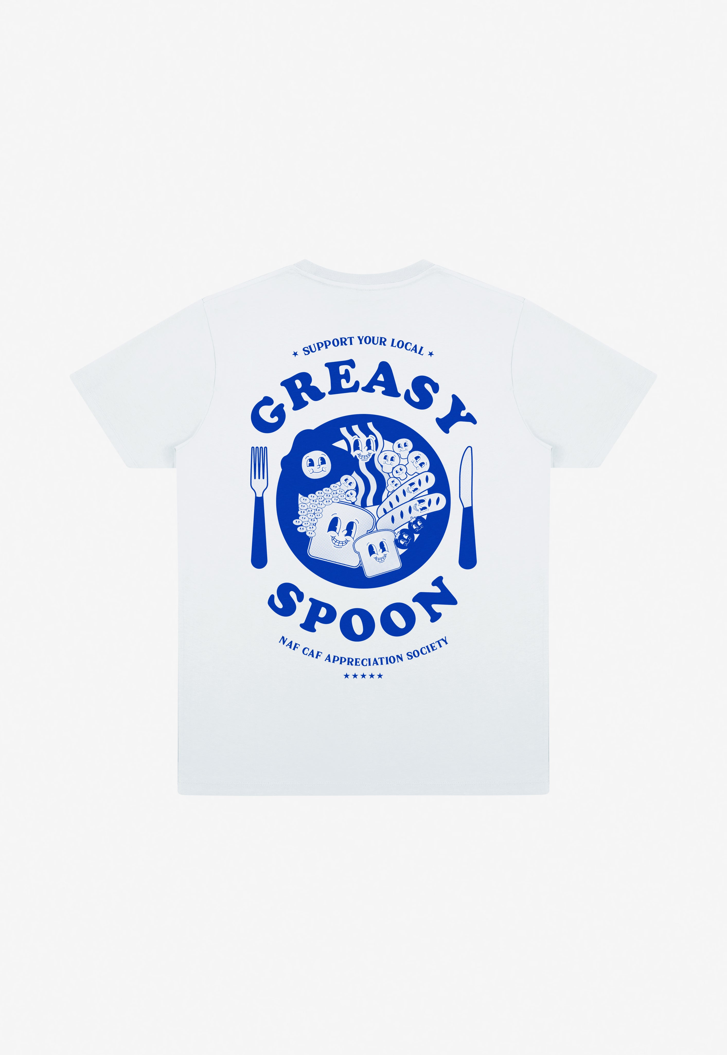 Greasy Spoon T-Shirt in White