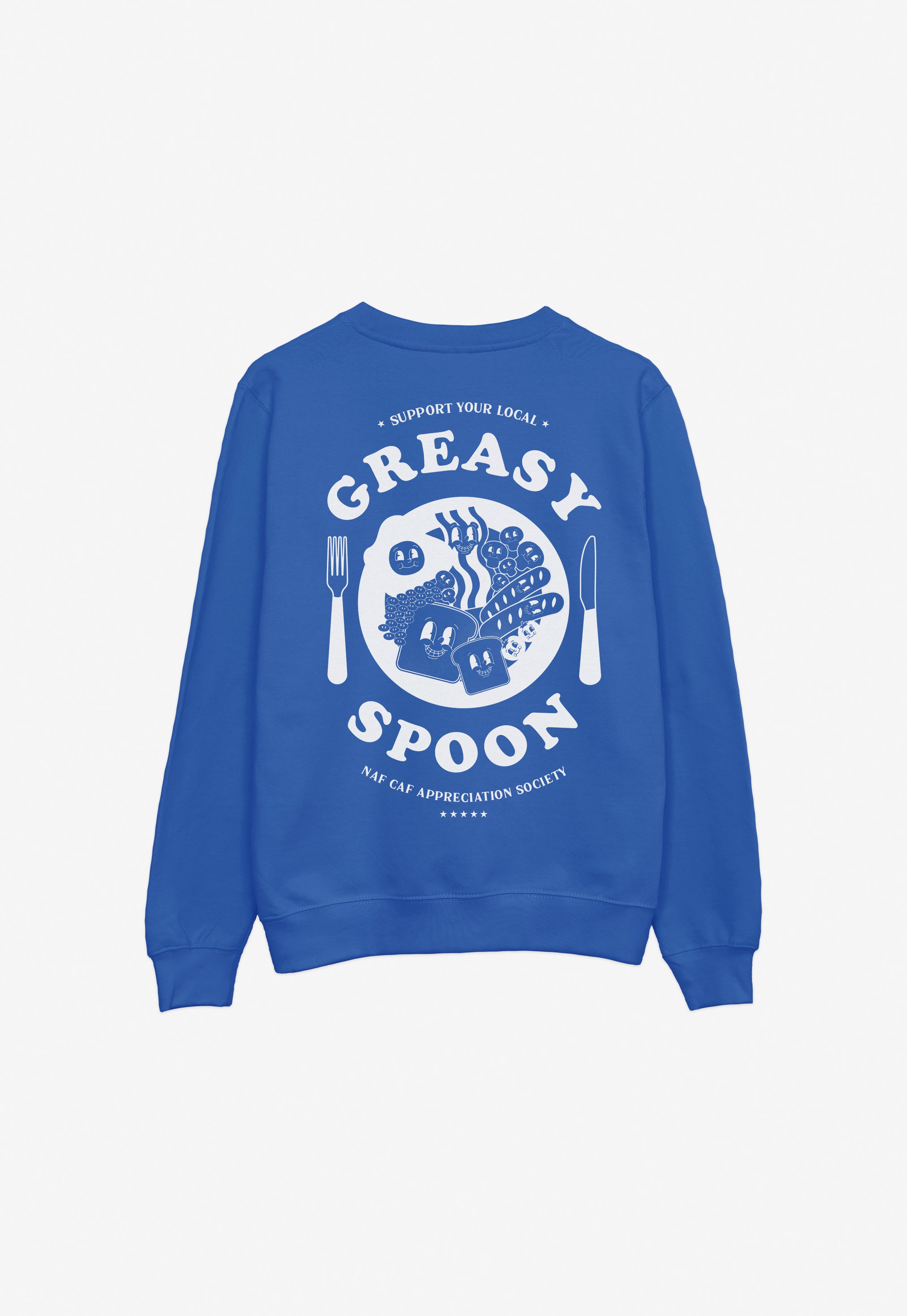 Greasy Spoon Sweatshirt in Blue