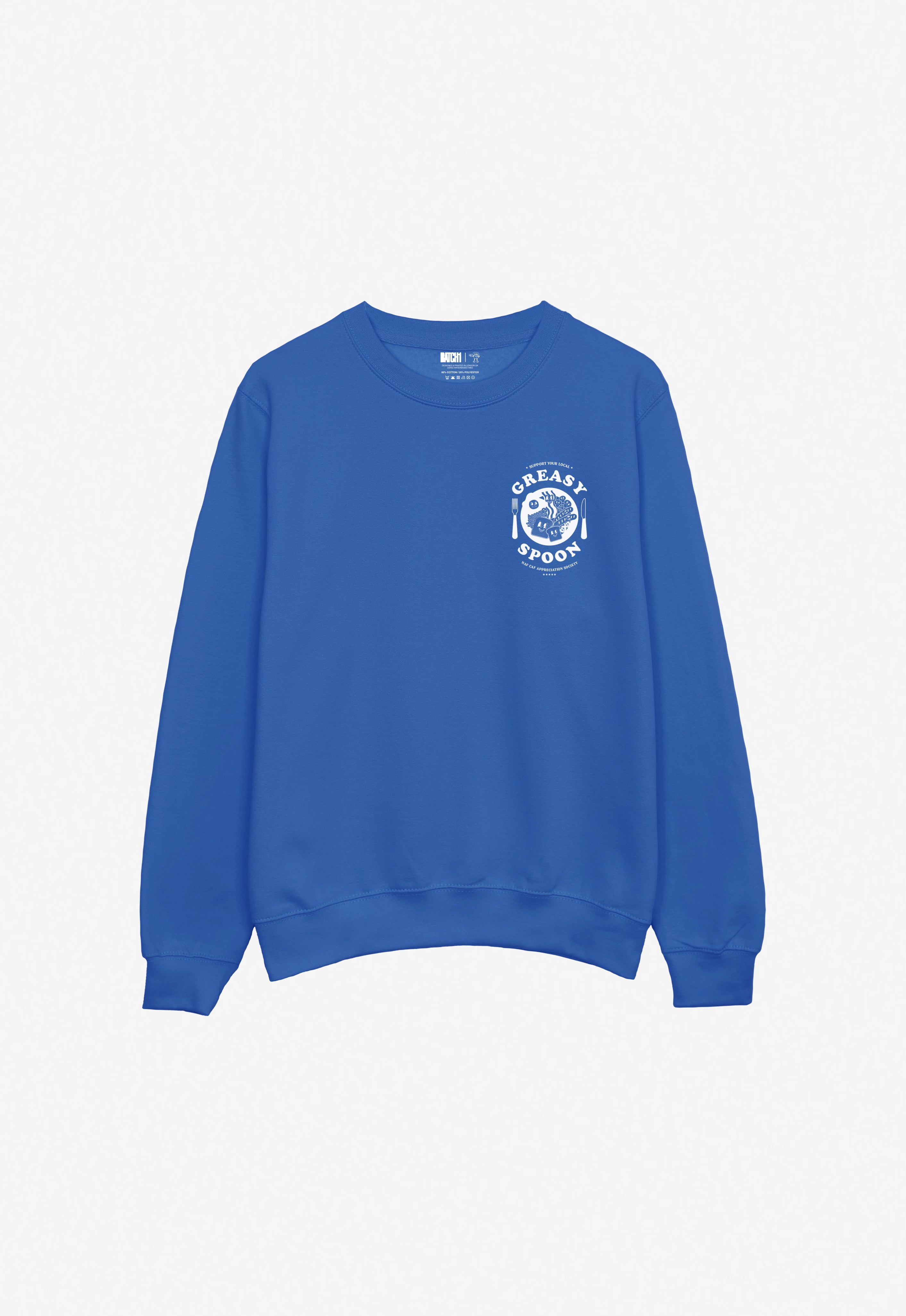 Greasy Spoon Sweatshirt in Blue