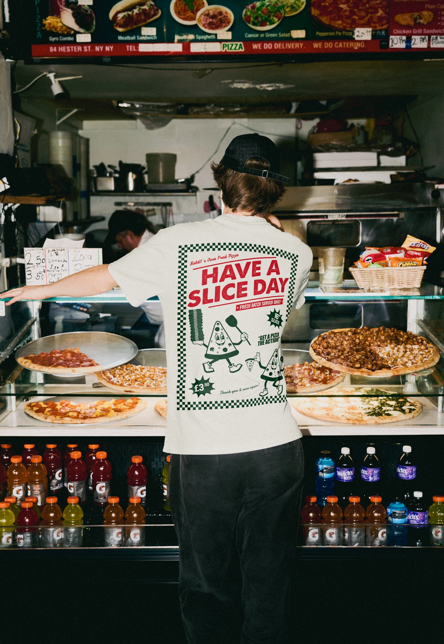 Have A Slice Day T-Shirt in Off White