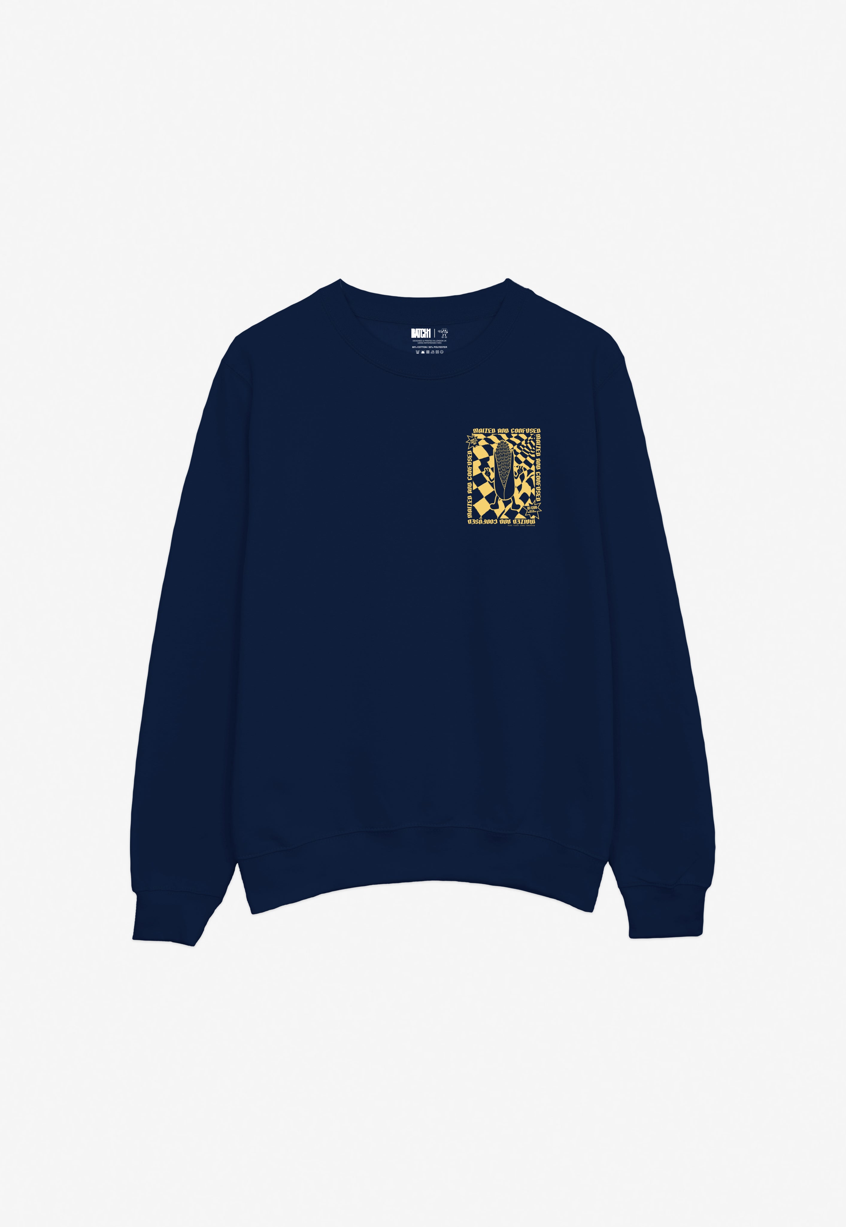 Maized and Confused Sweatshirt in Navy
