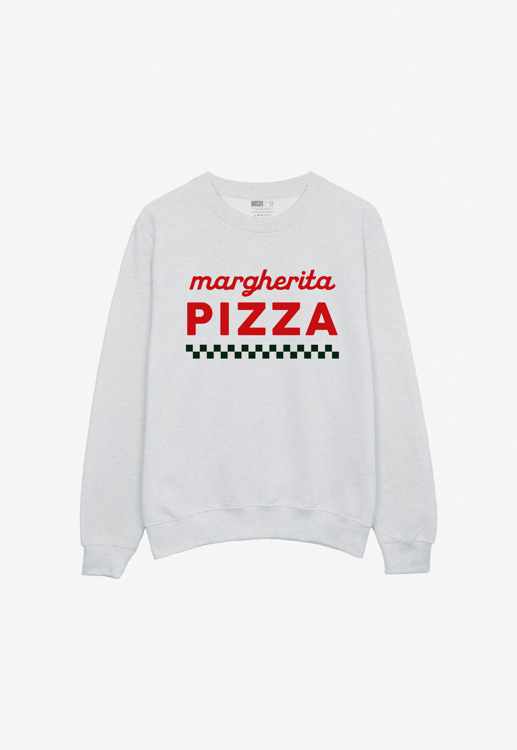 Margherita Pizza Sweatshirt in Ash