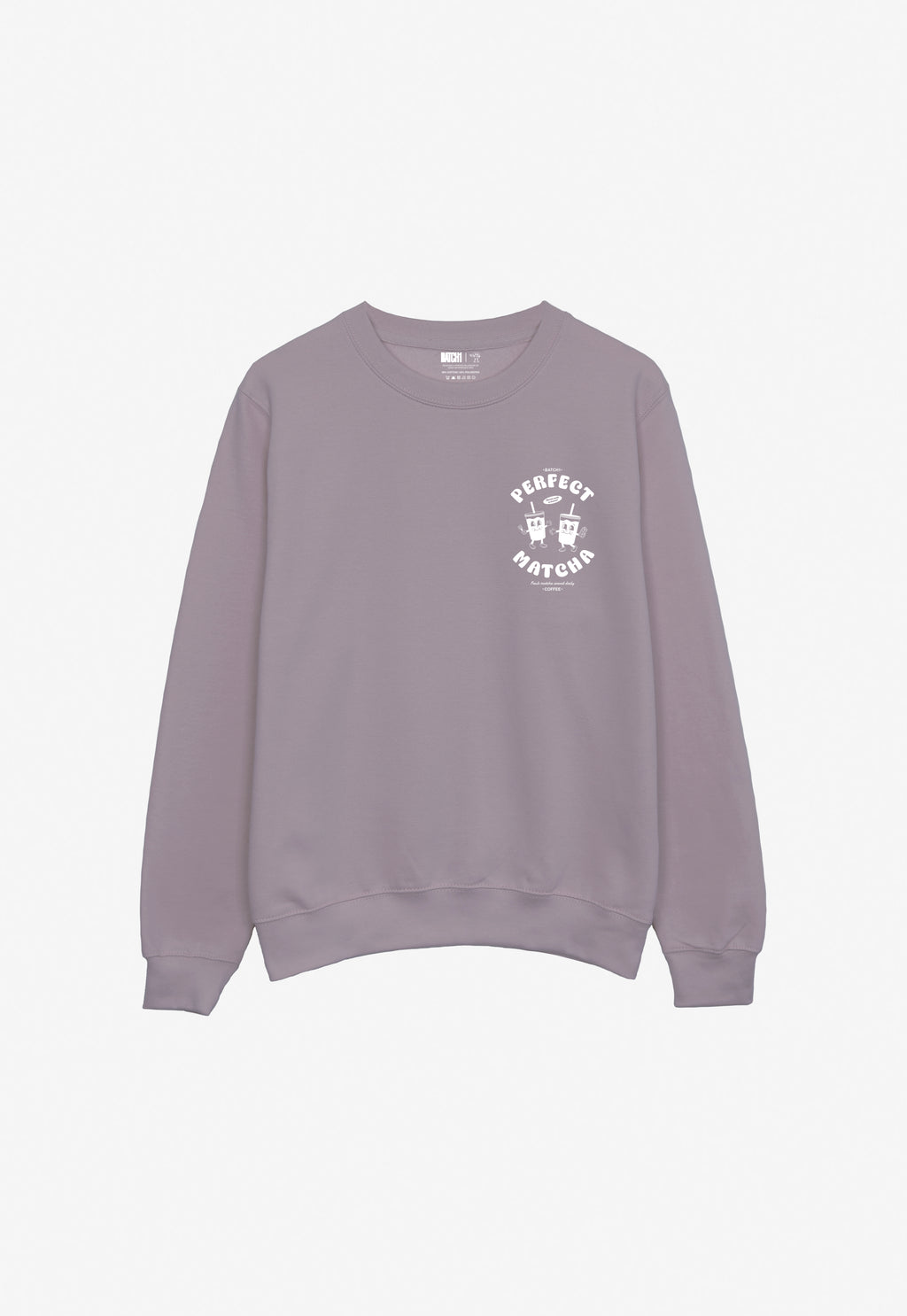 Perfect Matcha Sweatshirt in Dusty Purple