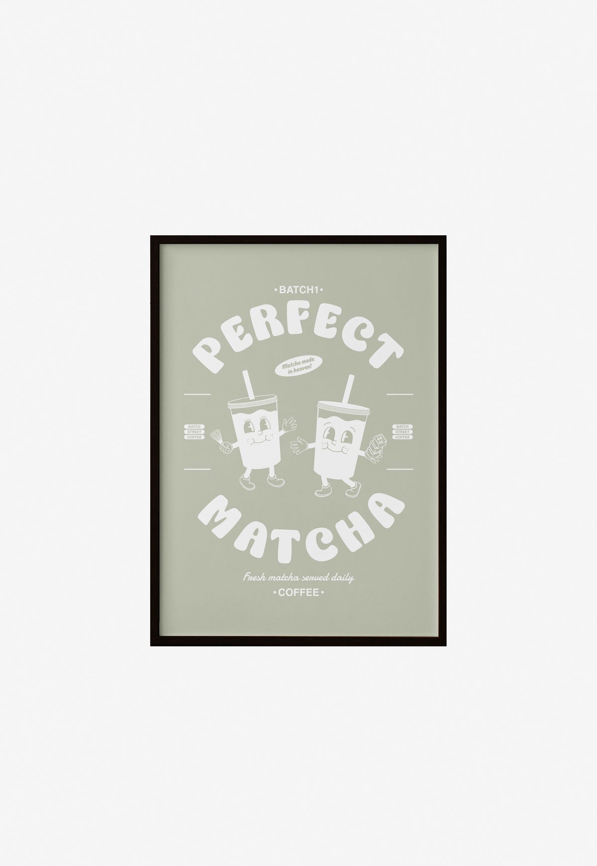 Perfect Matcha Lettering Perfect Matcha Print – Batch1