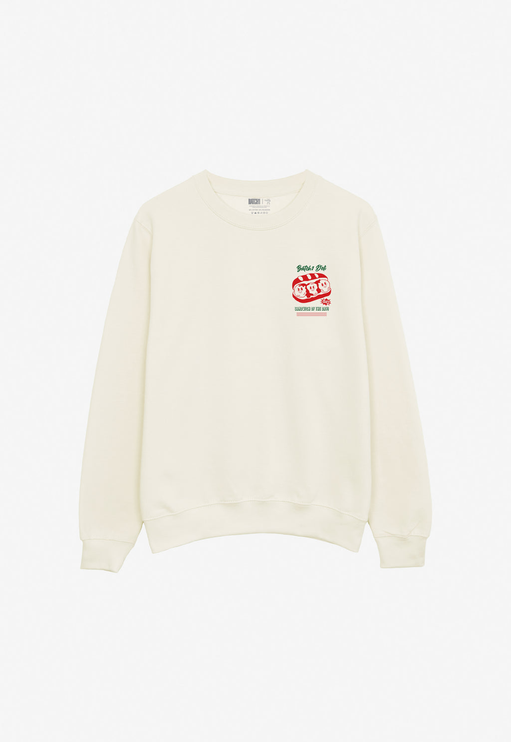 Meatball Sub Sweatshirt In Vanilla