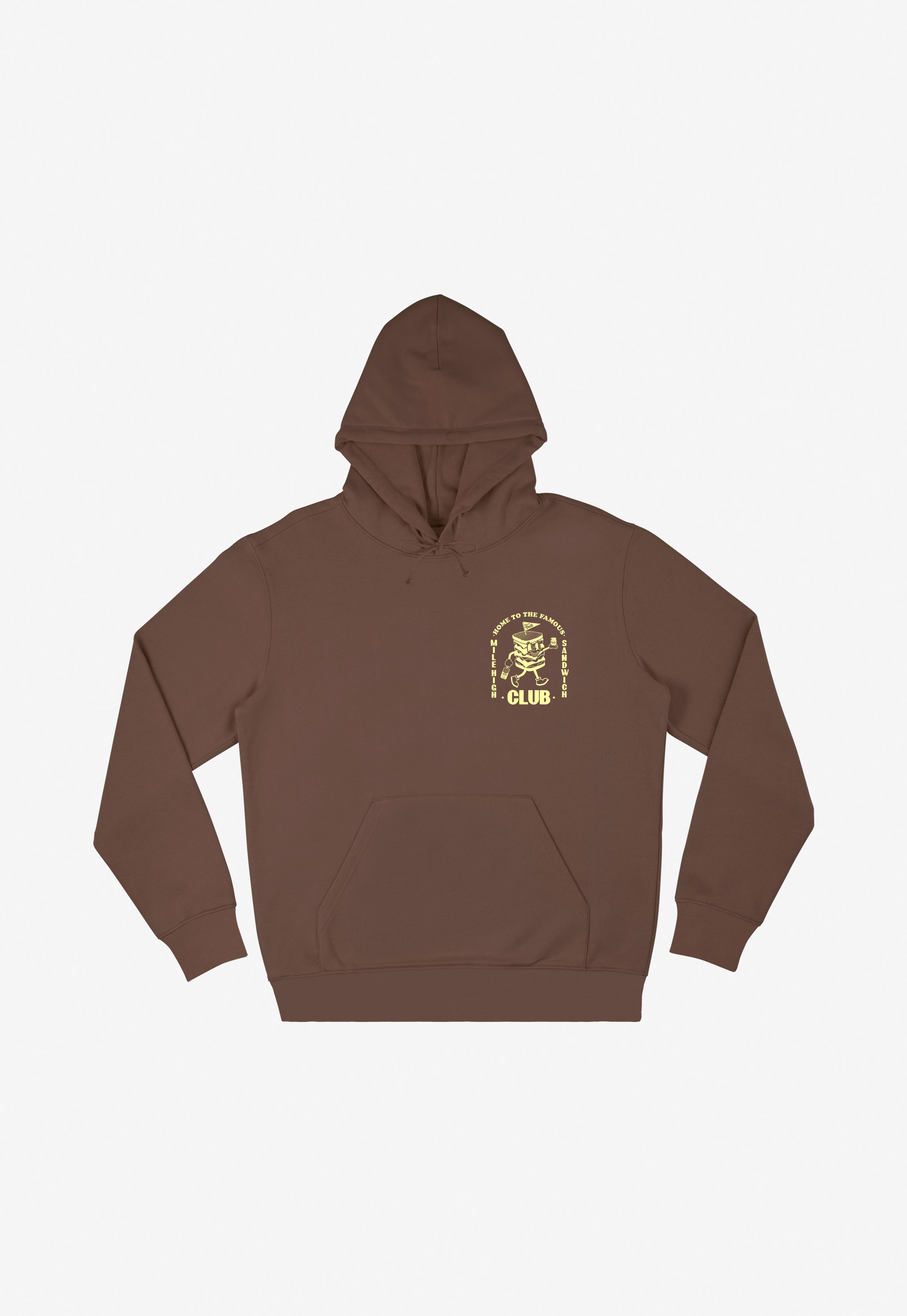 Mile High Sandwich Hoodie in Brown