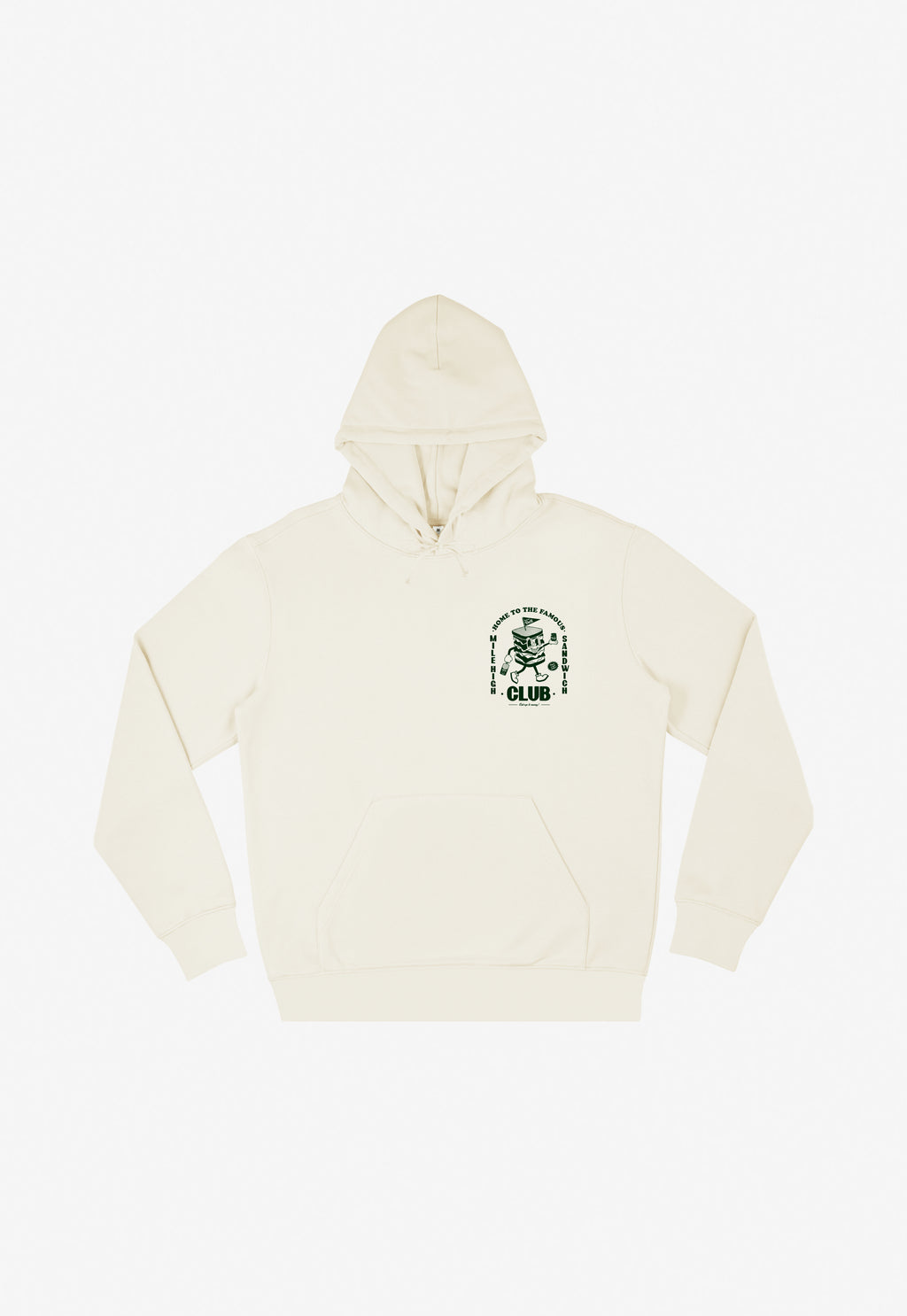 Mile High Sandwich Club Hoodie in Vanilla