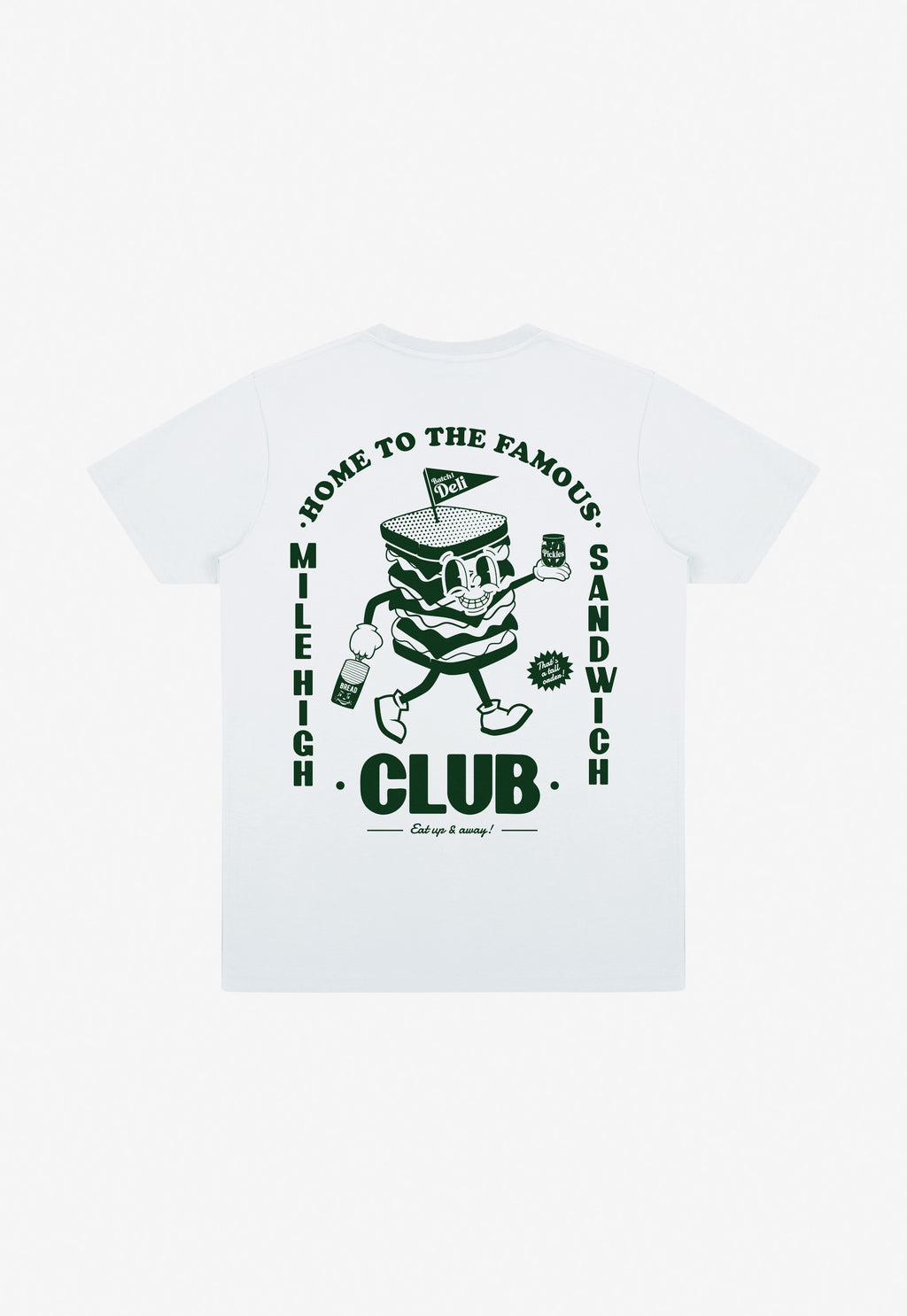 Mile High Sandwich Club T-Shirt in White