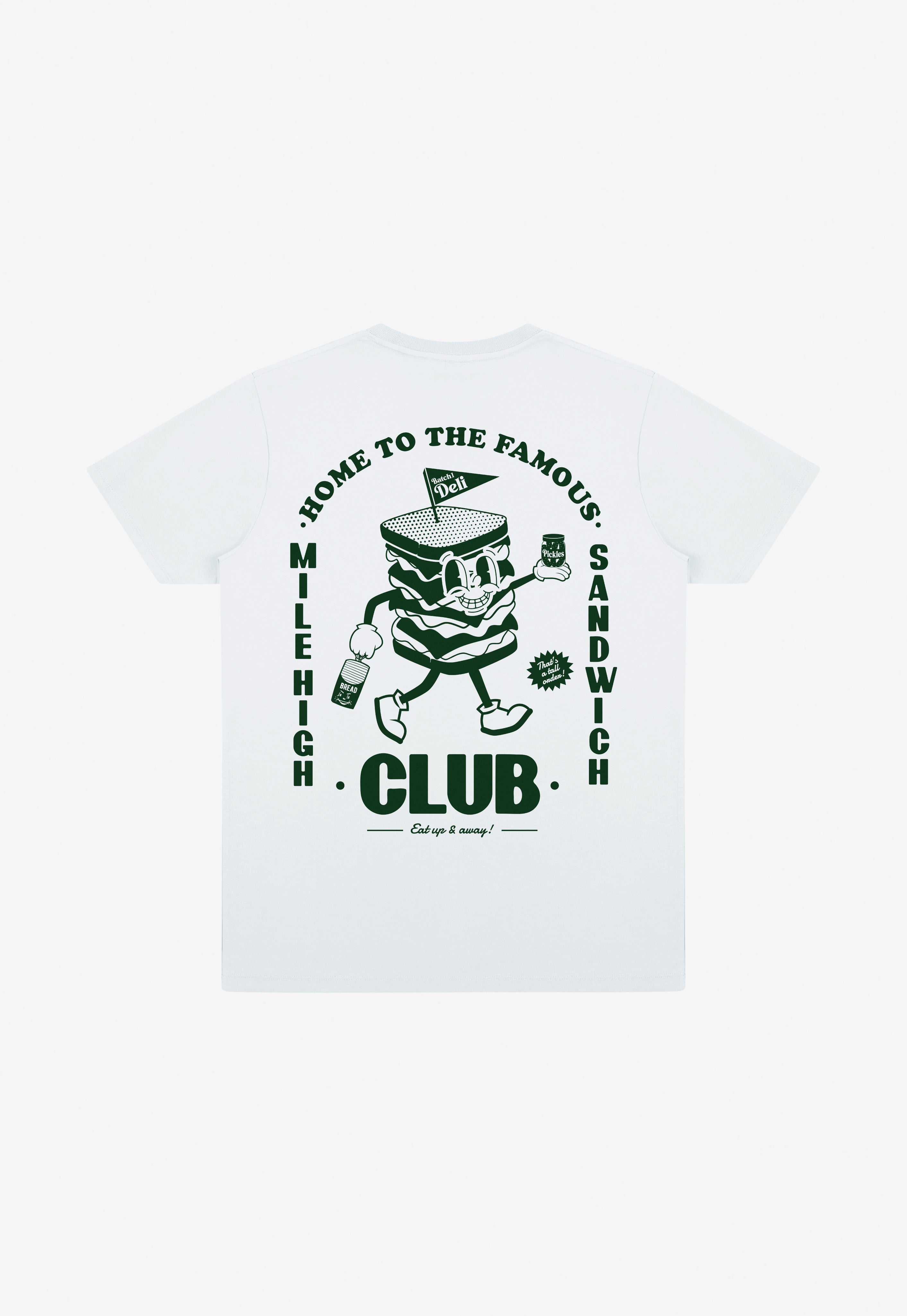 Mile High Sandwich Club T-Shirt in White