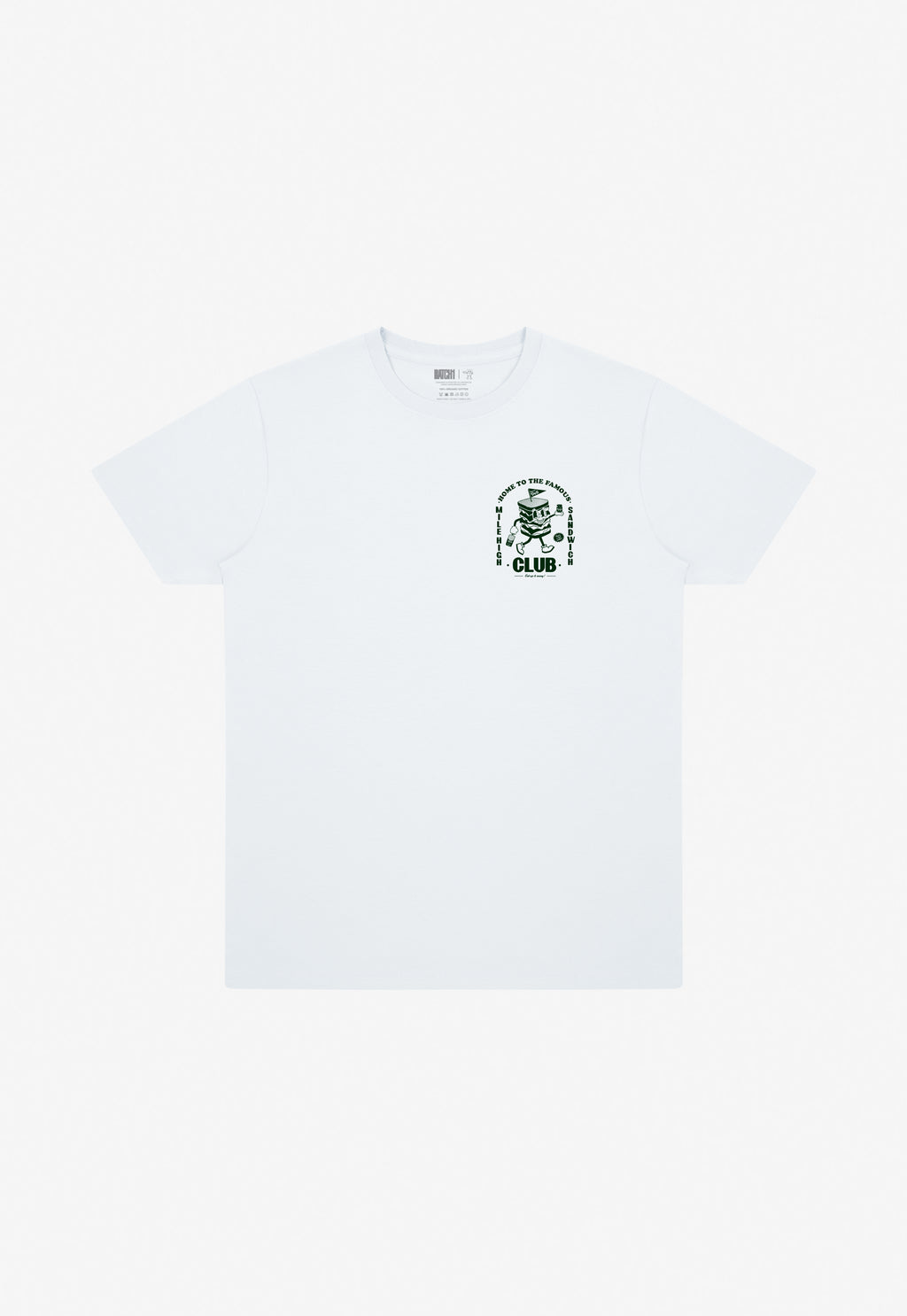 Mile High Sandwich Club T-Shirt in White