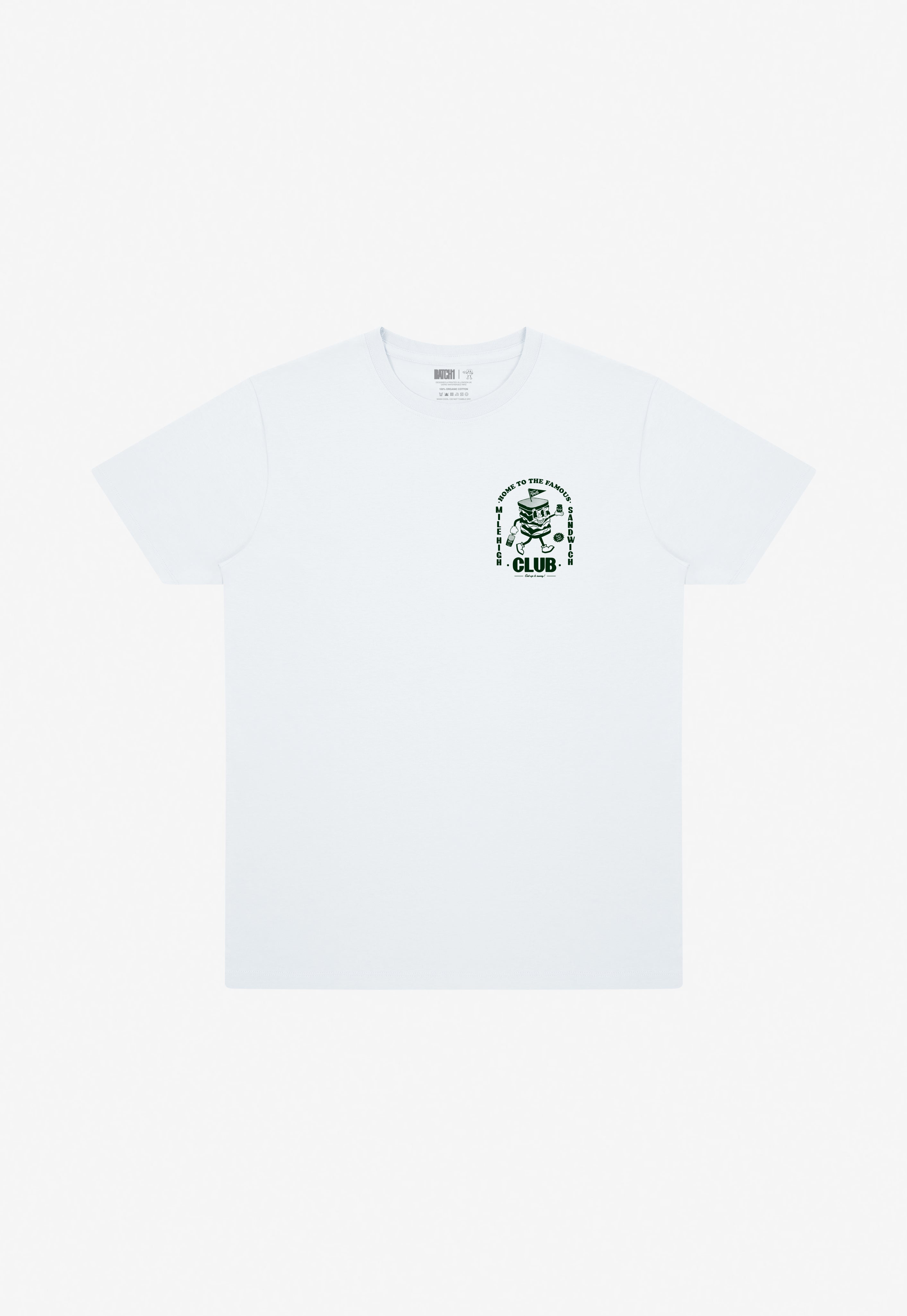 Mile High Sandwich Club T-Shirt in White