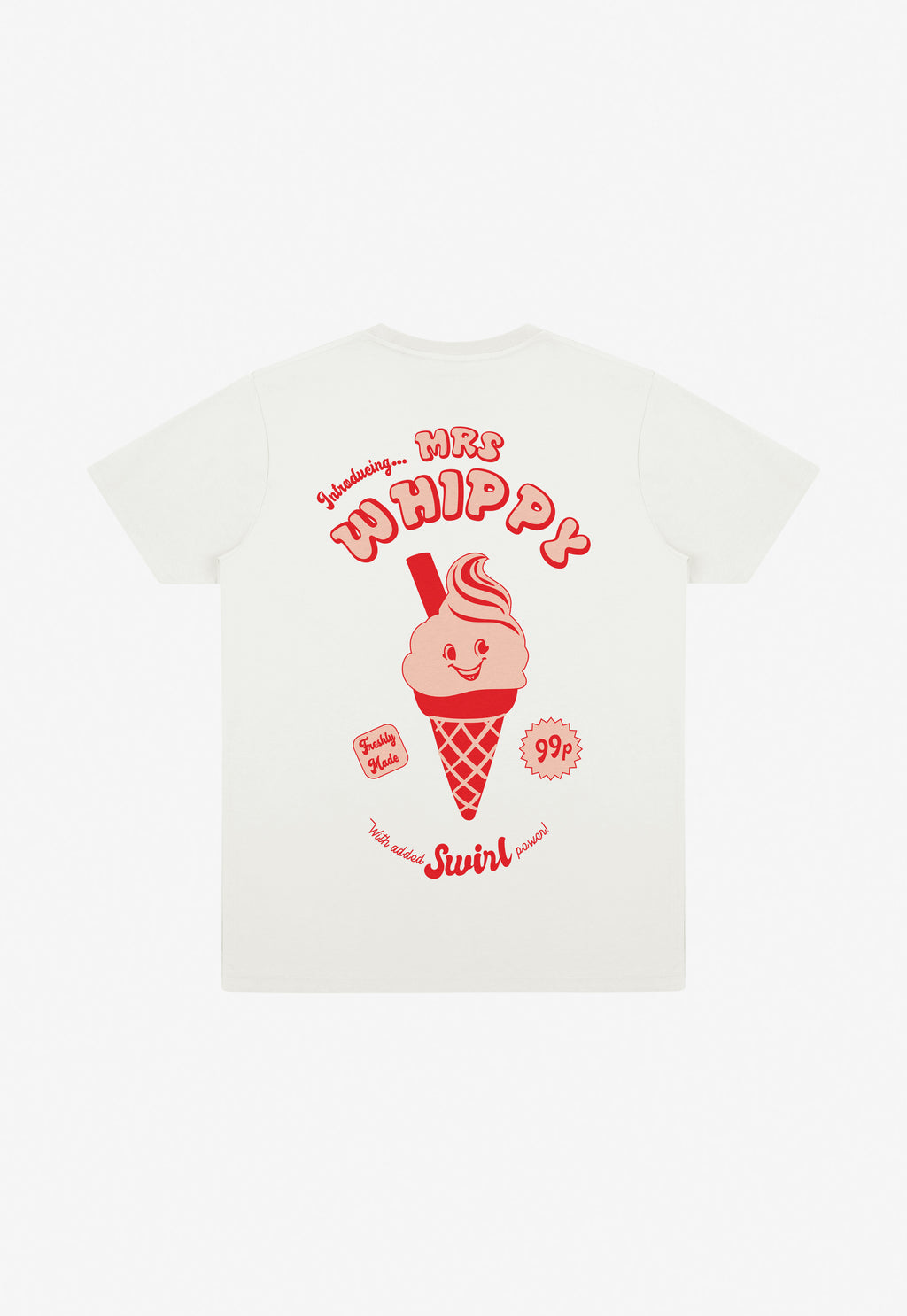 Mrs Whippy T-Shirt in Off White