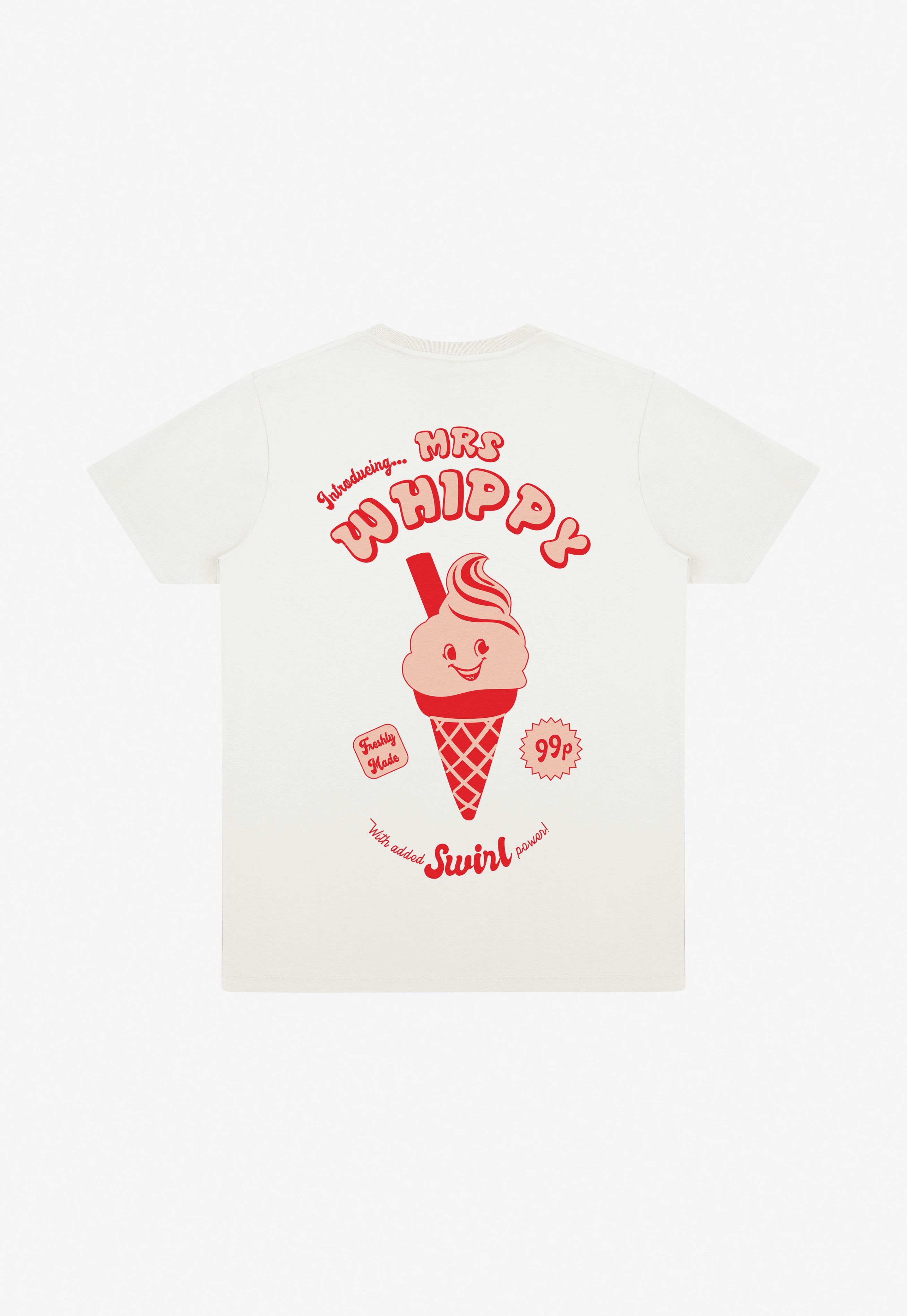 Mrs Whippy T-Shirt in Off White