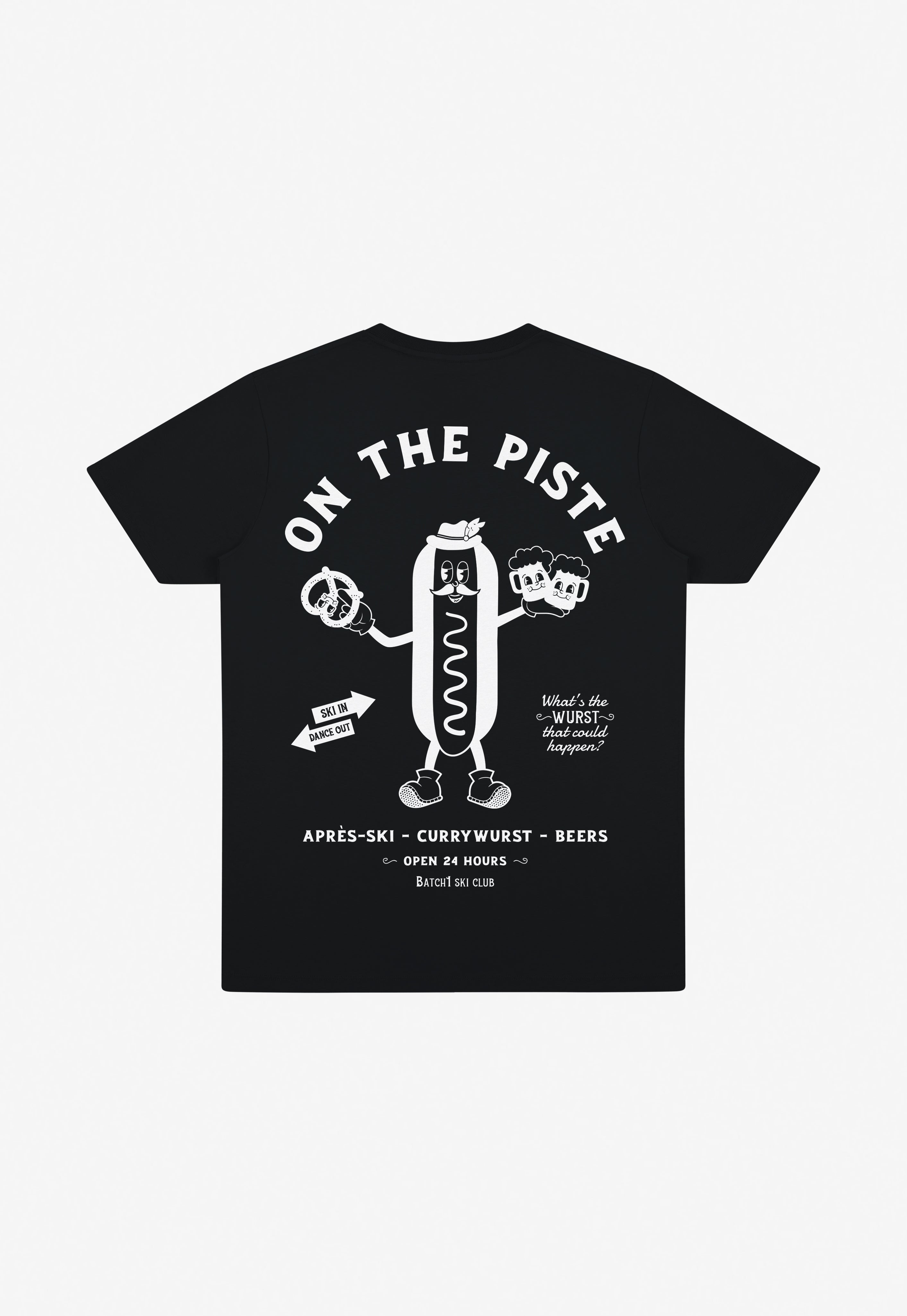 On The Piste T-Shirt in Black