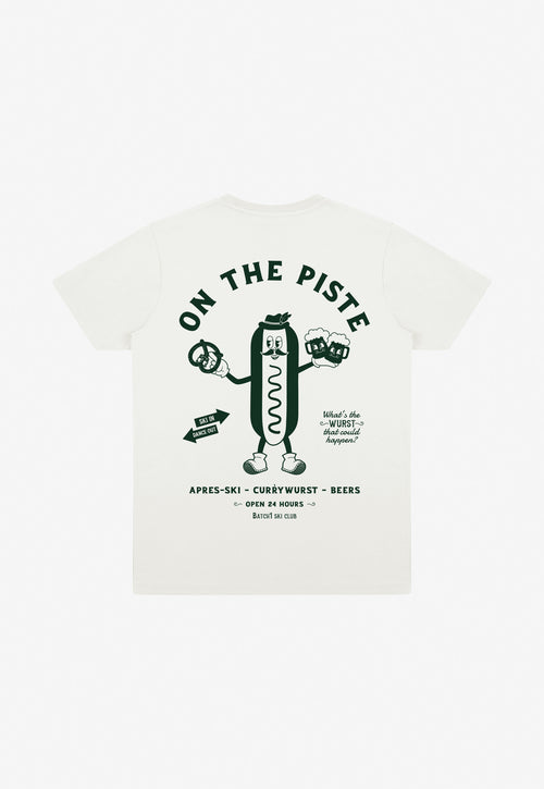 On The Piste T-Shirt in Off White