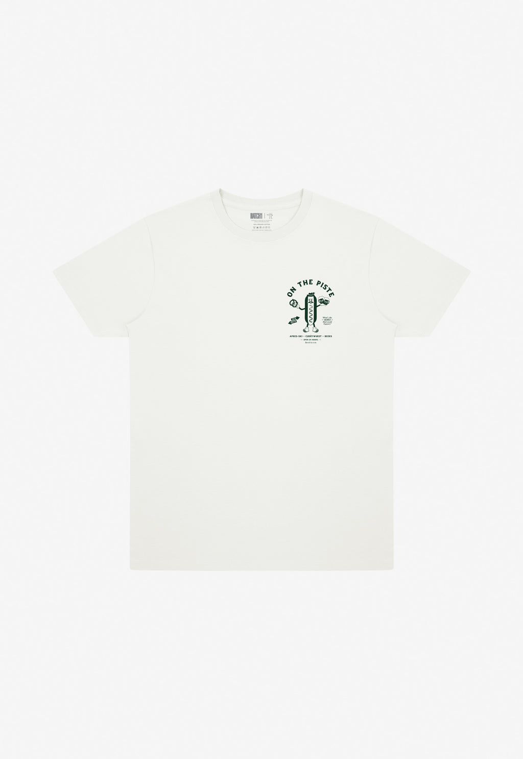 On The Piste T-Shirt in Off White