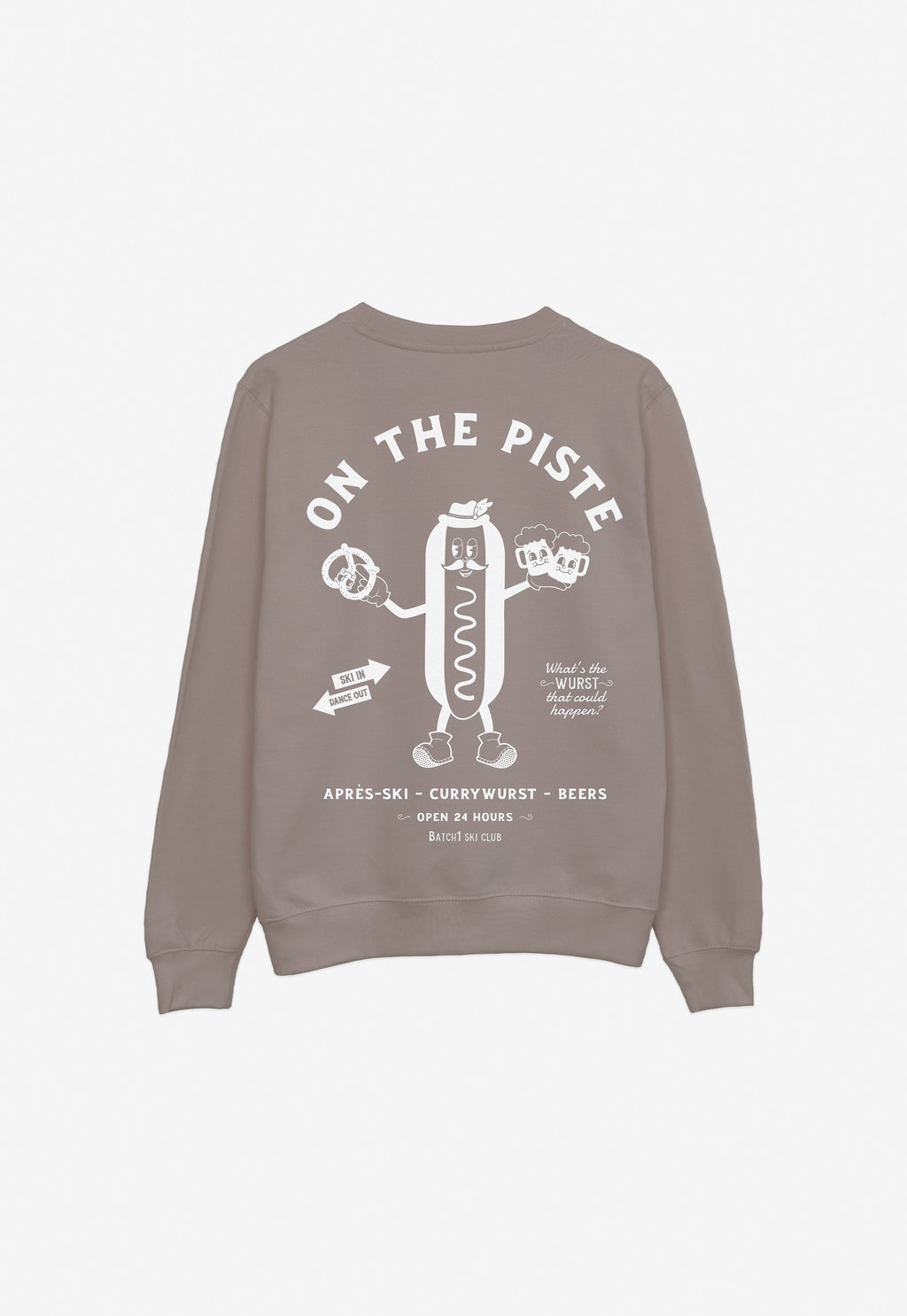 On The Piste Sweatshirt in Mocha