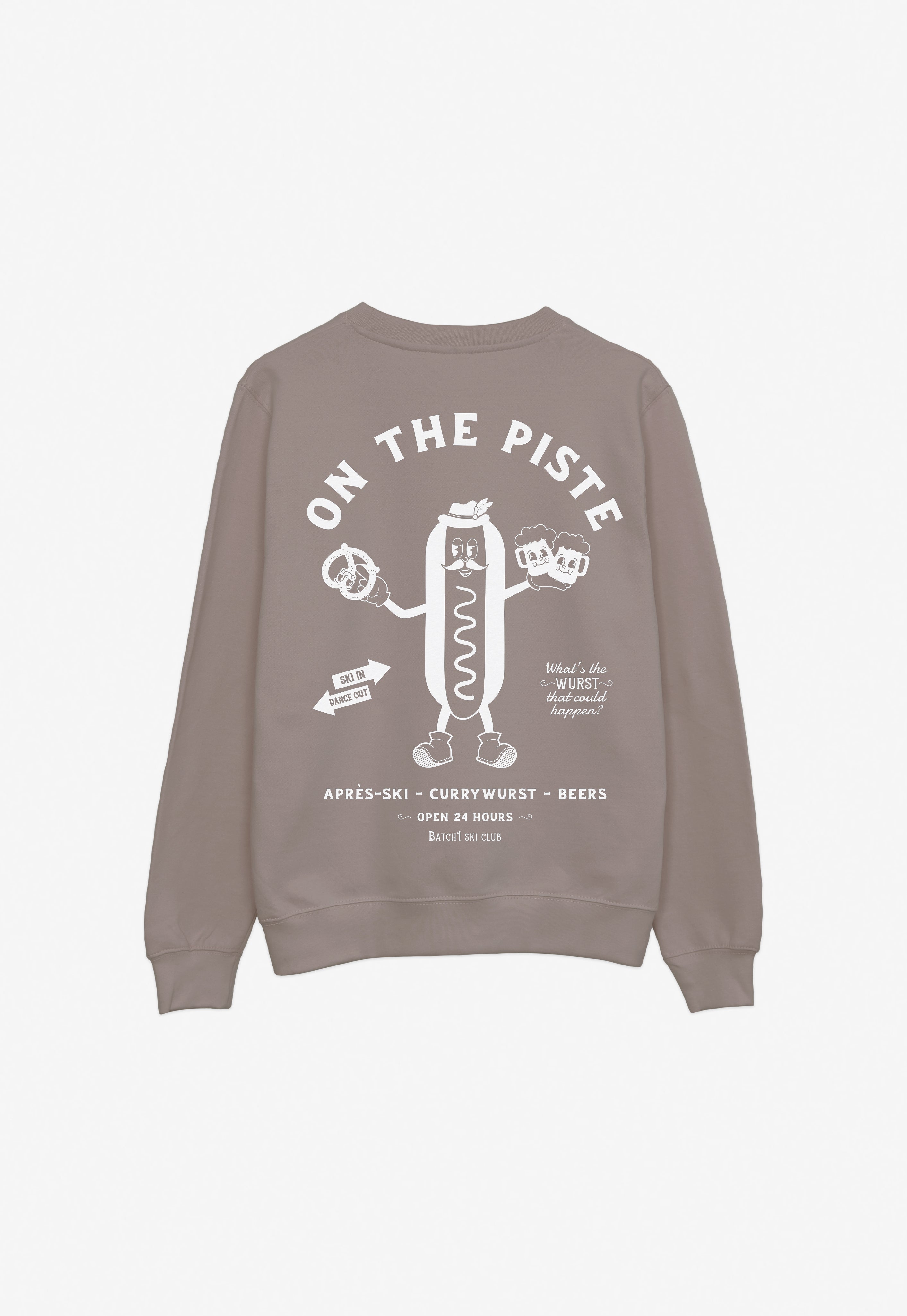 On The Piste Sweatshirt in Mocha