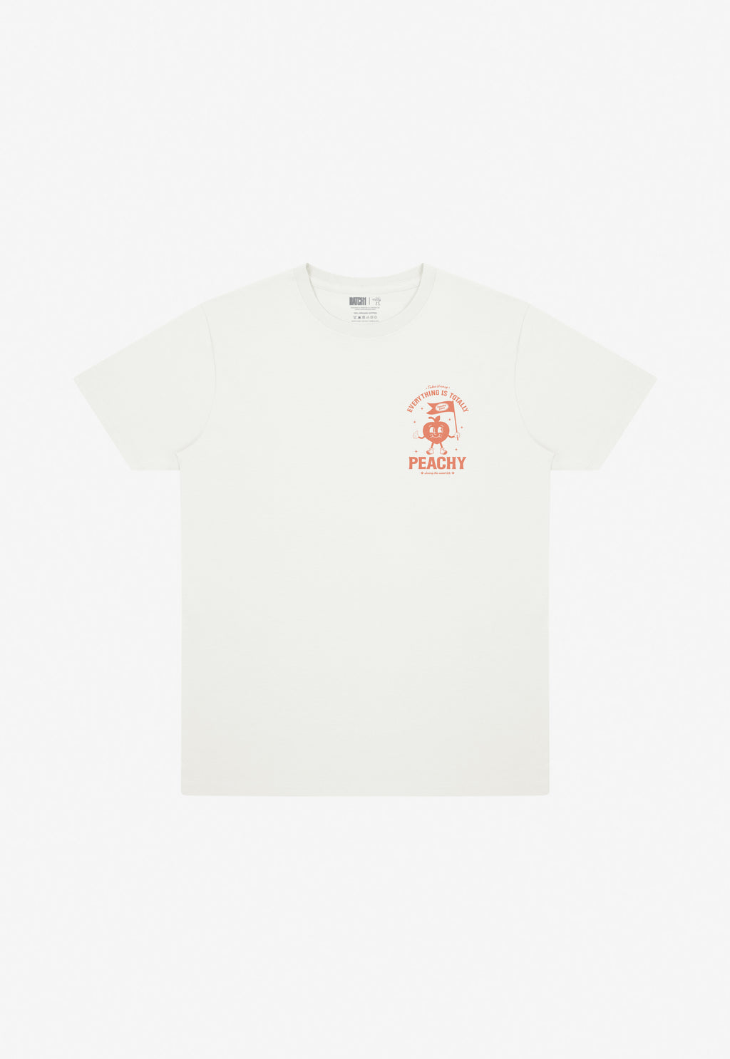 Everything is Peachy T-Shirt in Off White