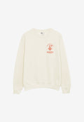 Everything is Peachy Sweatshirt in Vanilla