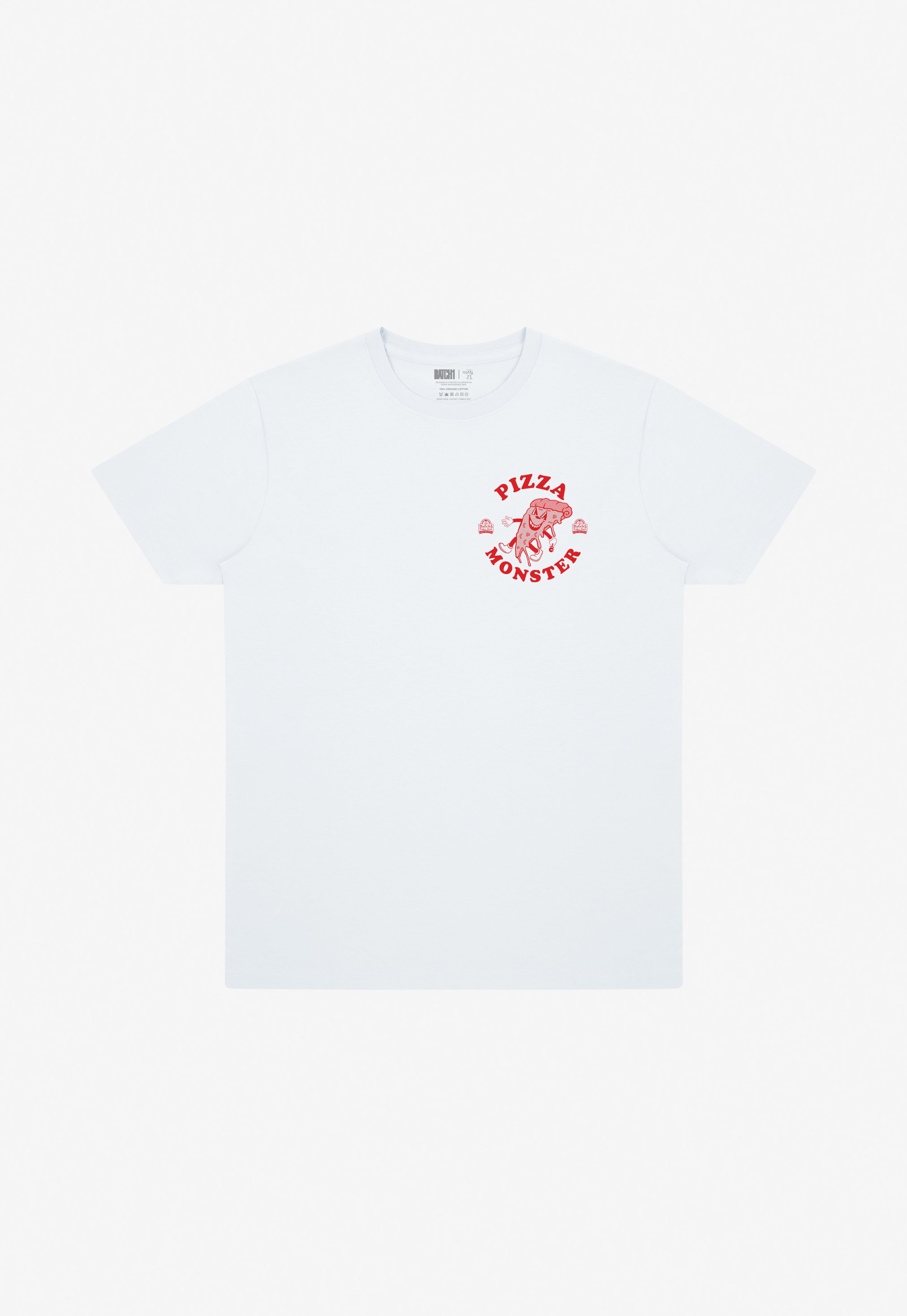 Pizza Monster T-Shirt In White