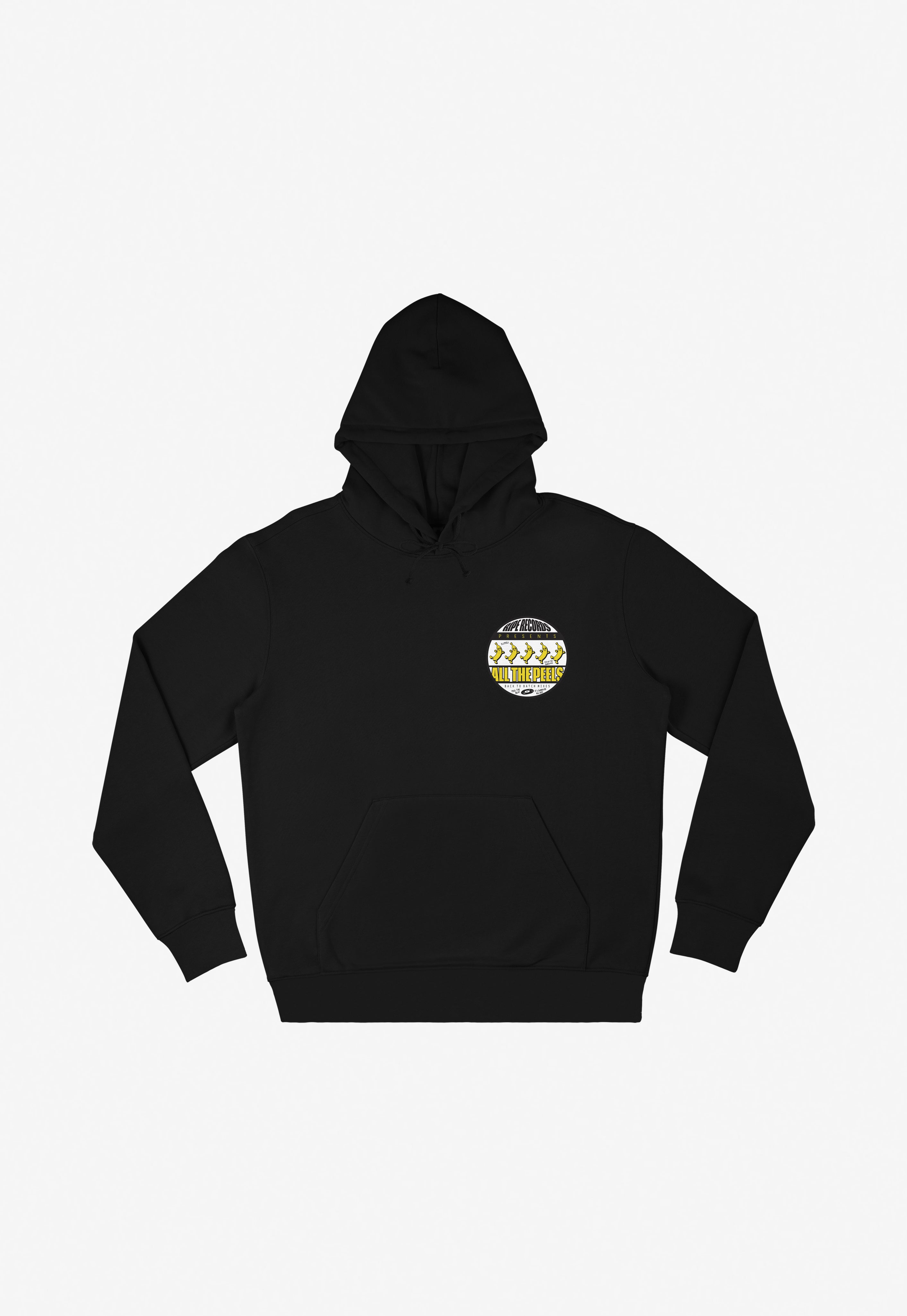 Ripe Records Graphic Hoodie in Black