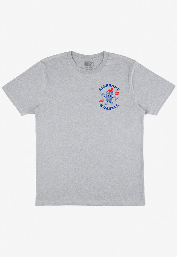 Elephant And Castle T-Shirt in Grey